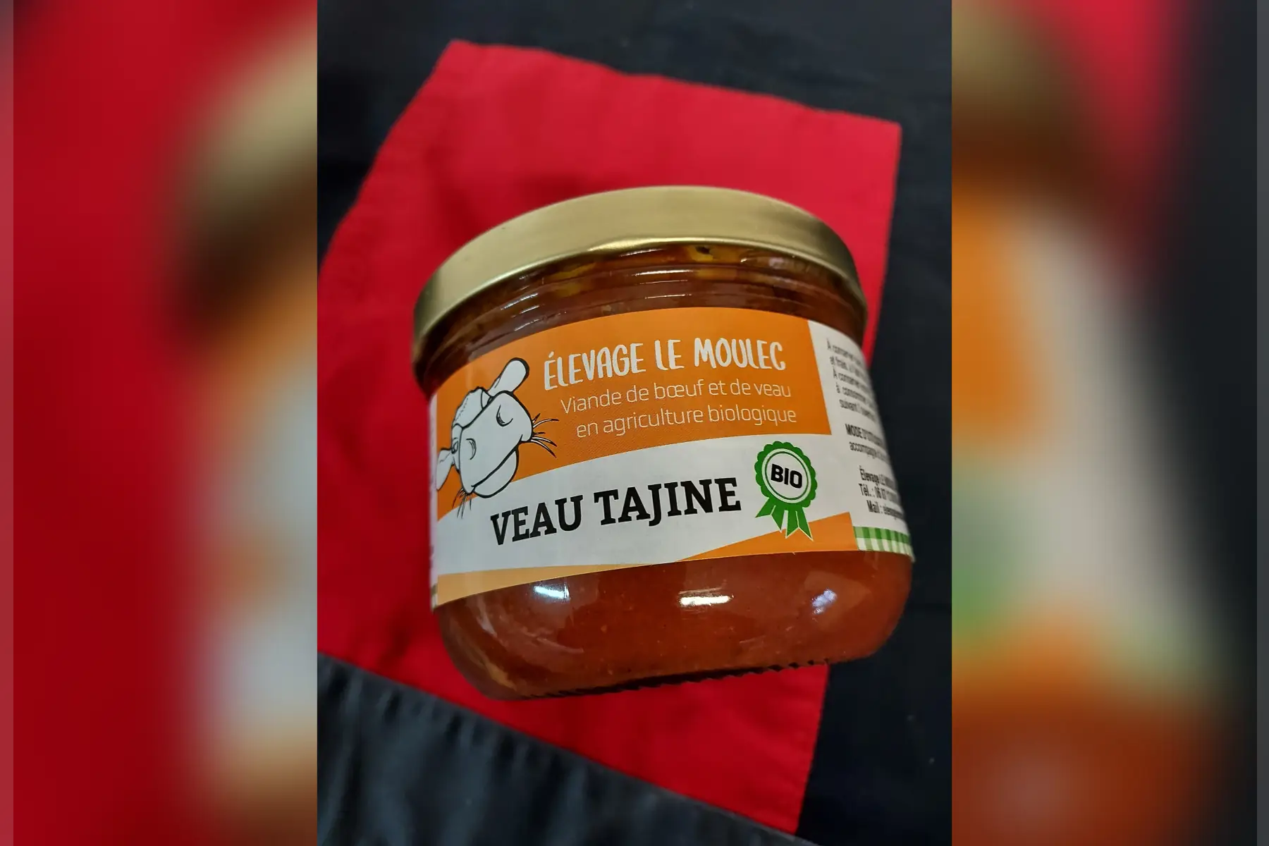 bocal tajine de veau 380g