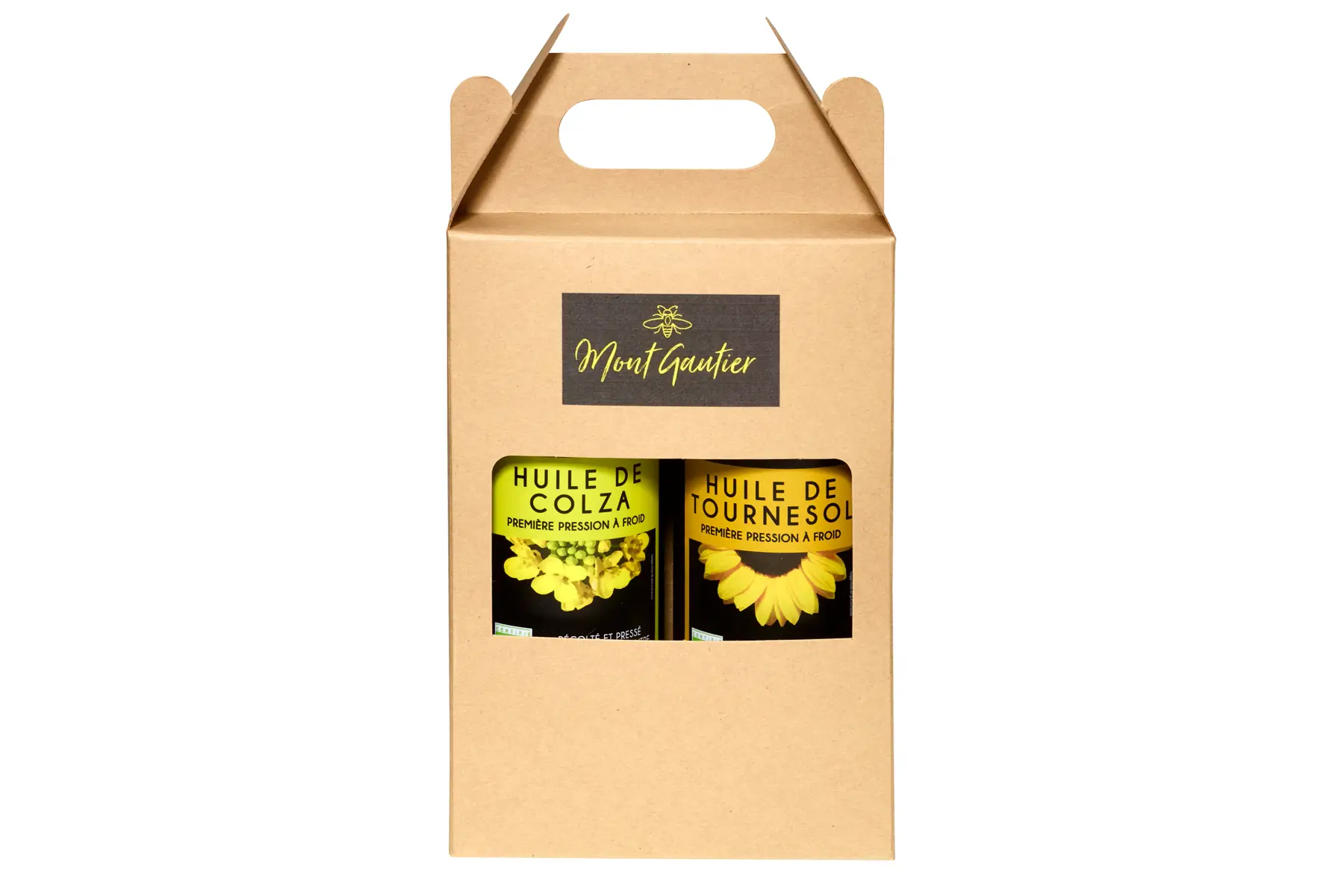 coffret 2 huiles Colza et Tournesol 500ml