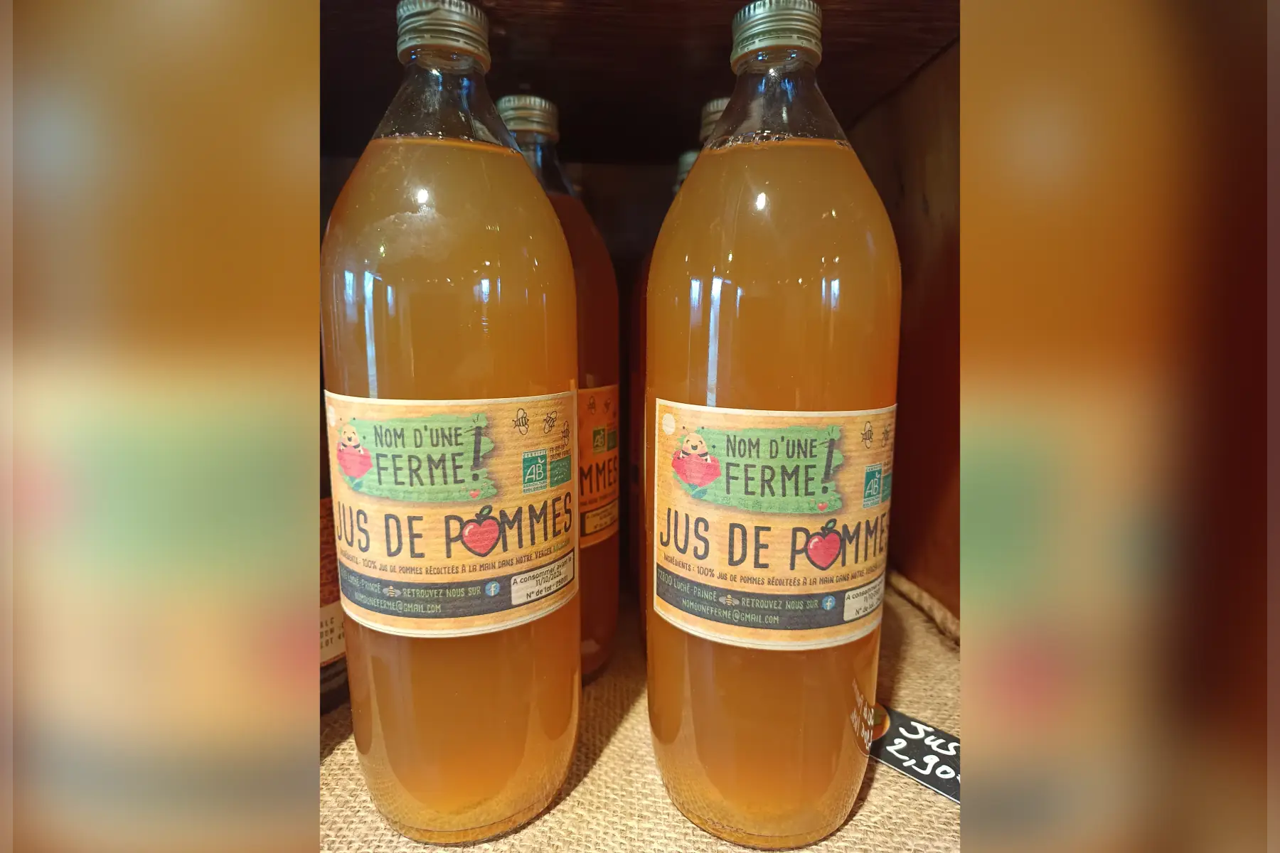 jus de pomme 1 litre