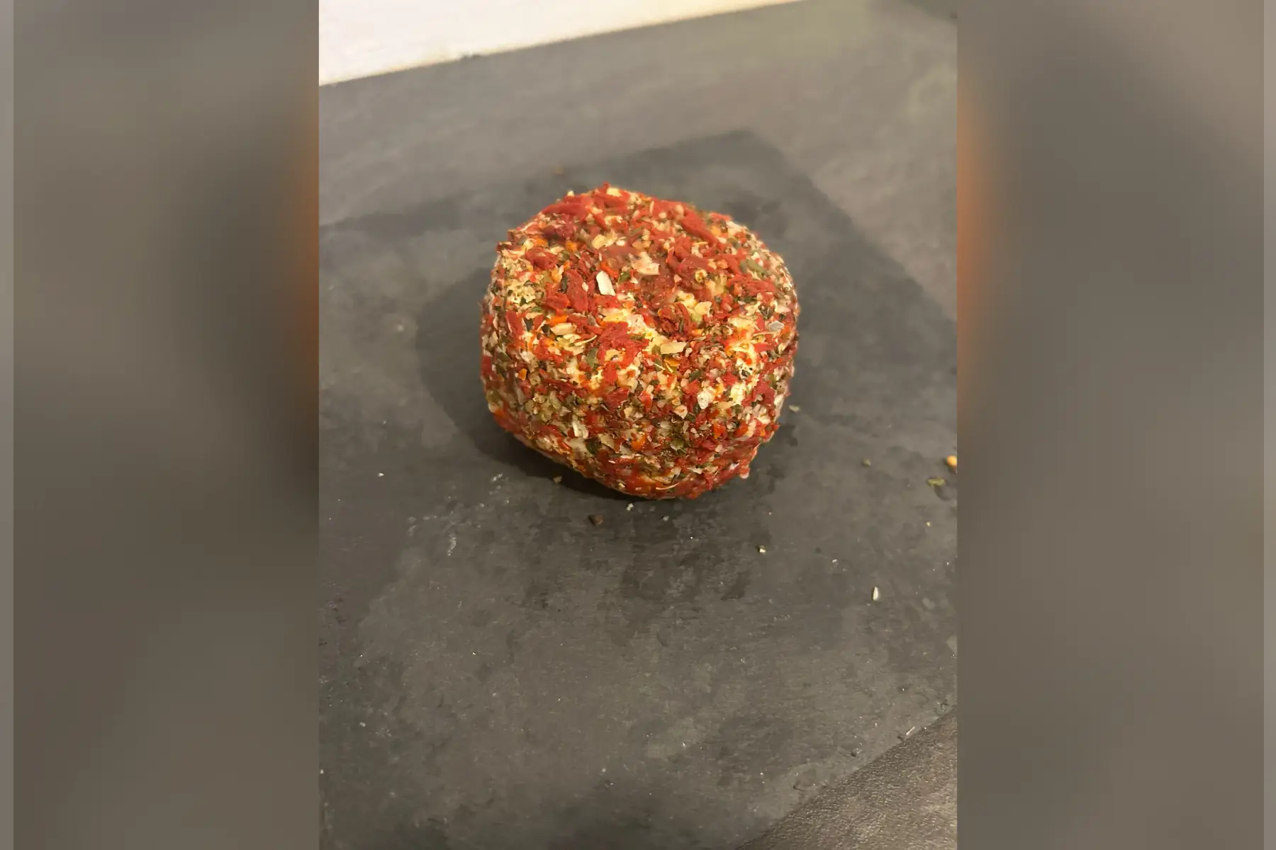 crottin de chèvre frais aromatisé bruschetta