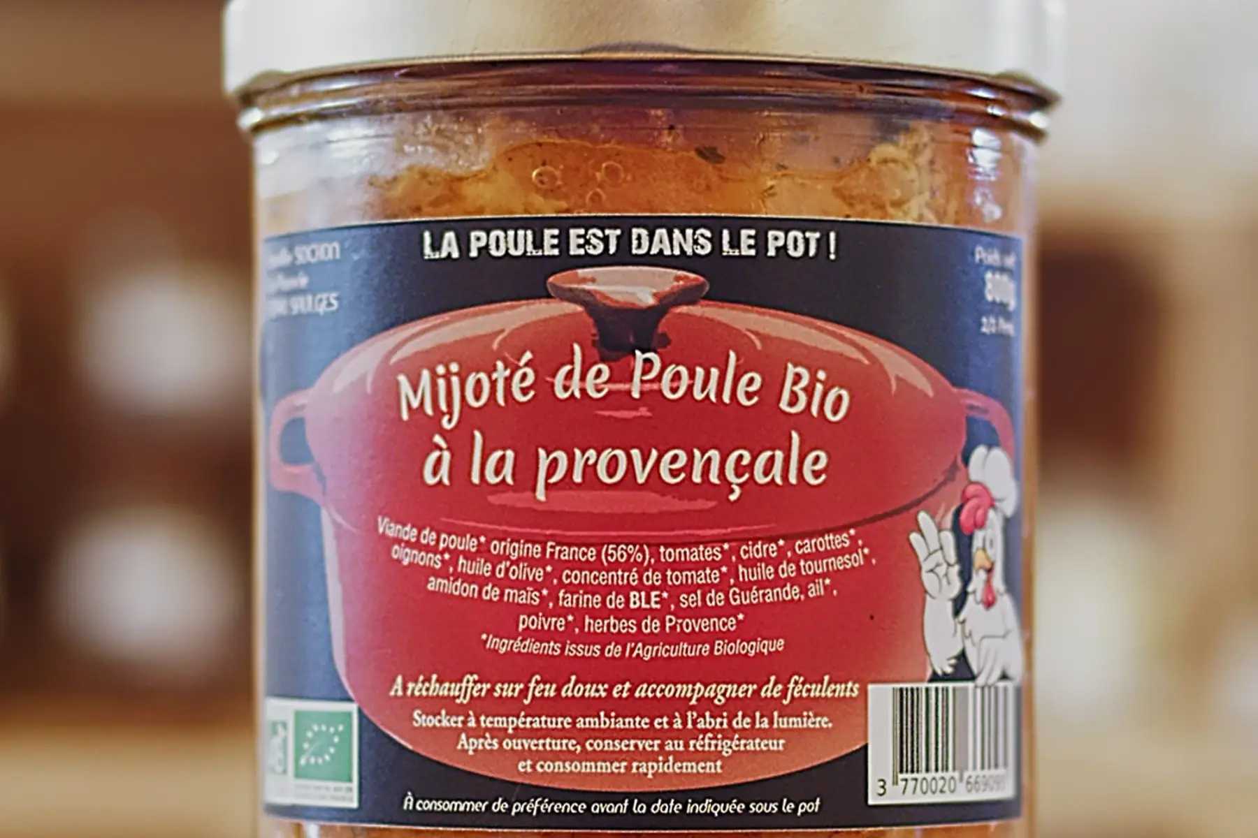 mijote de poule à la provençale