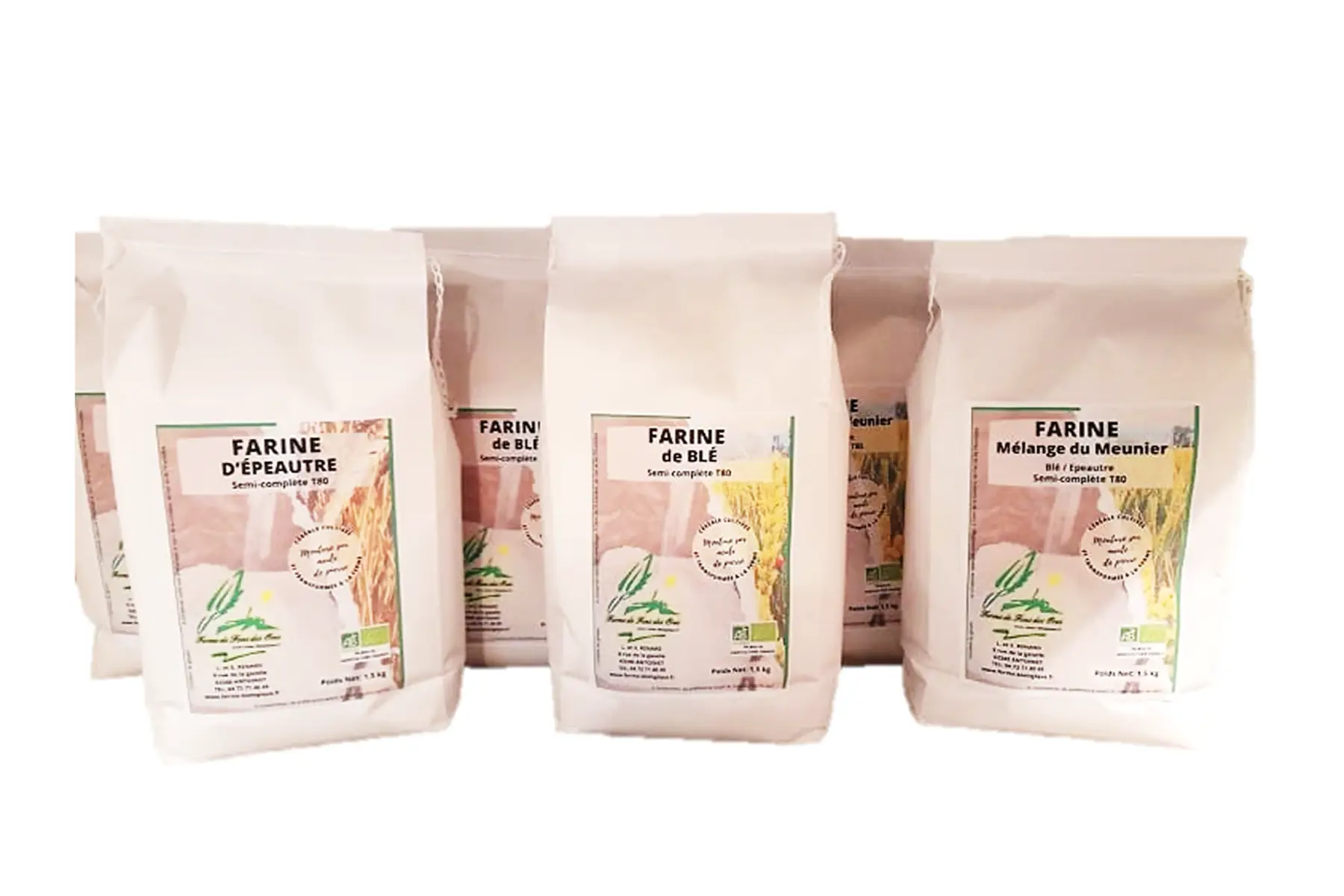 farine mélange de campagne t80 en sac de 1,5kg (semi complète