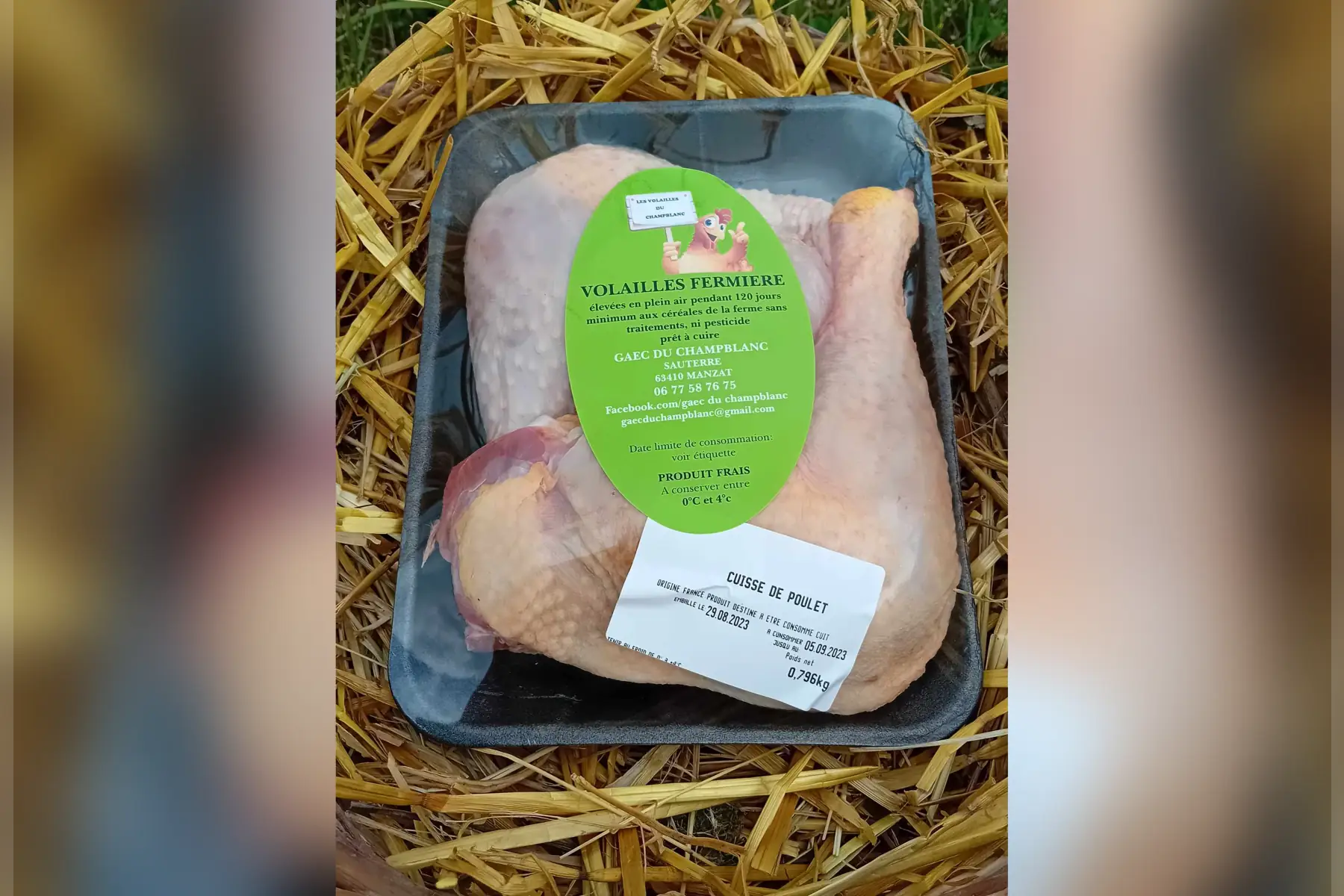 cuisses poulets fermiers