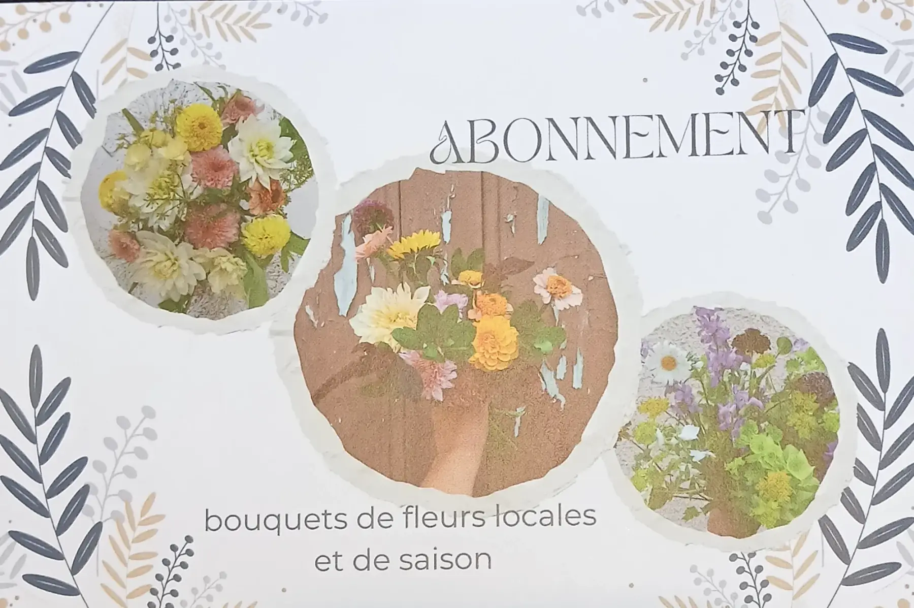 Carte cadeau Abonnement bouquet moyen