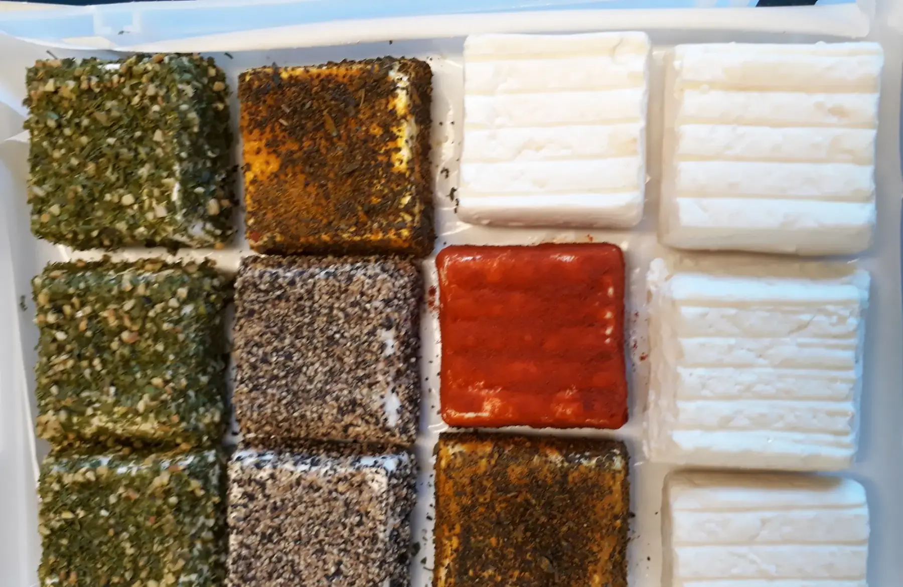 carré frais au paprika