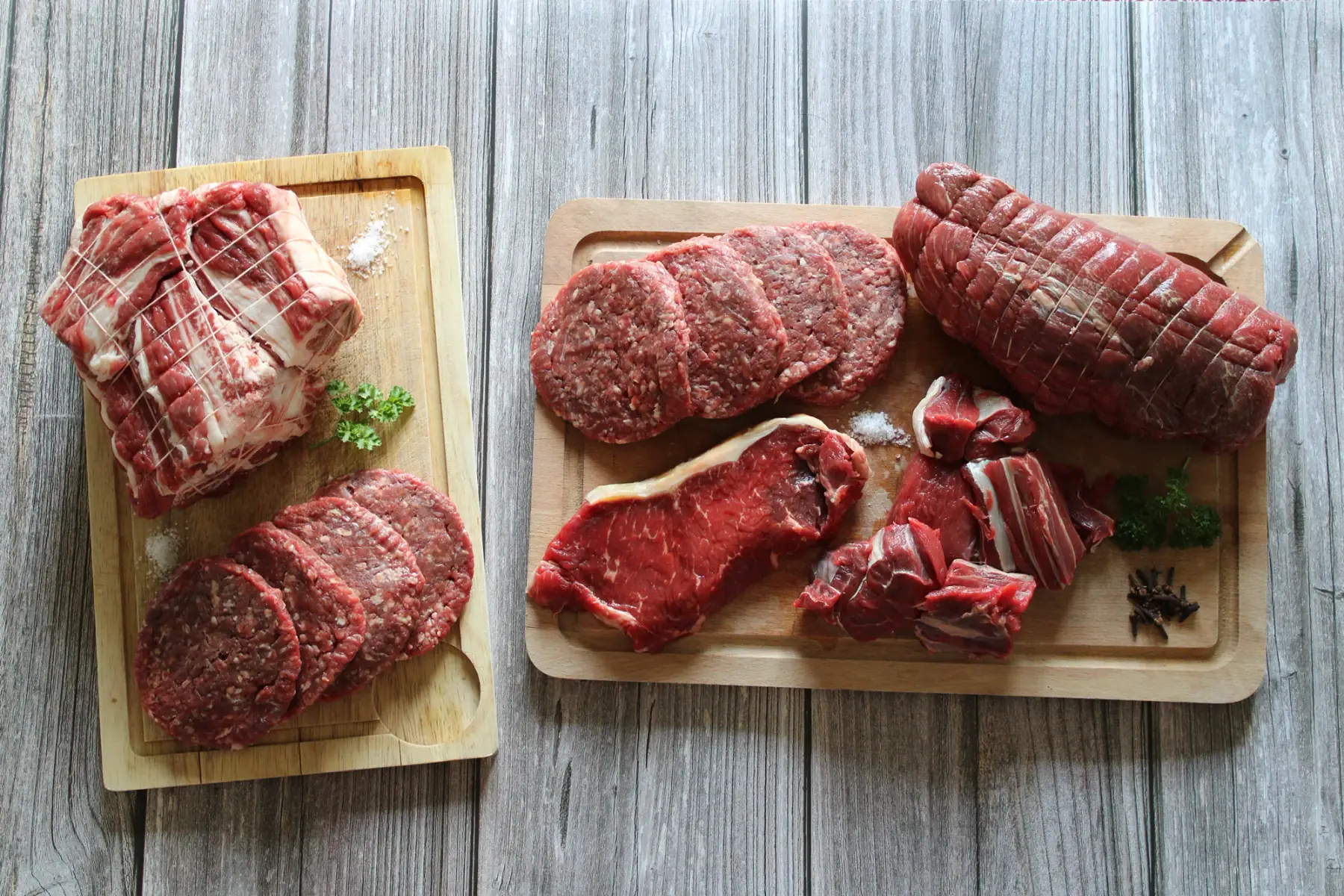 colis de 5kg hiver - boeuf salers bio