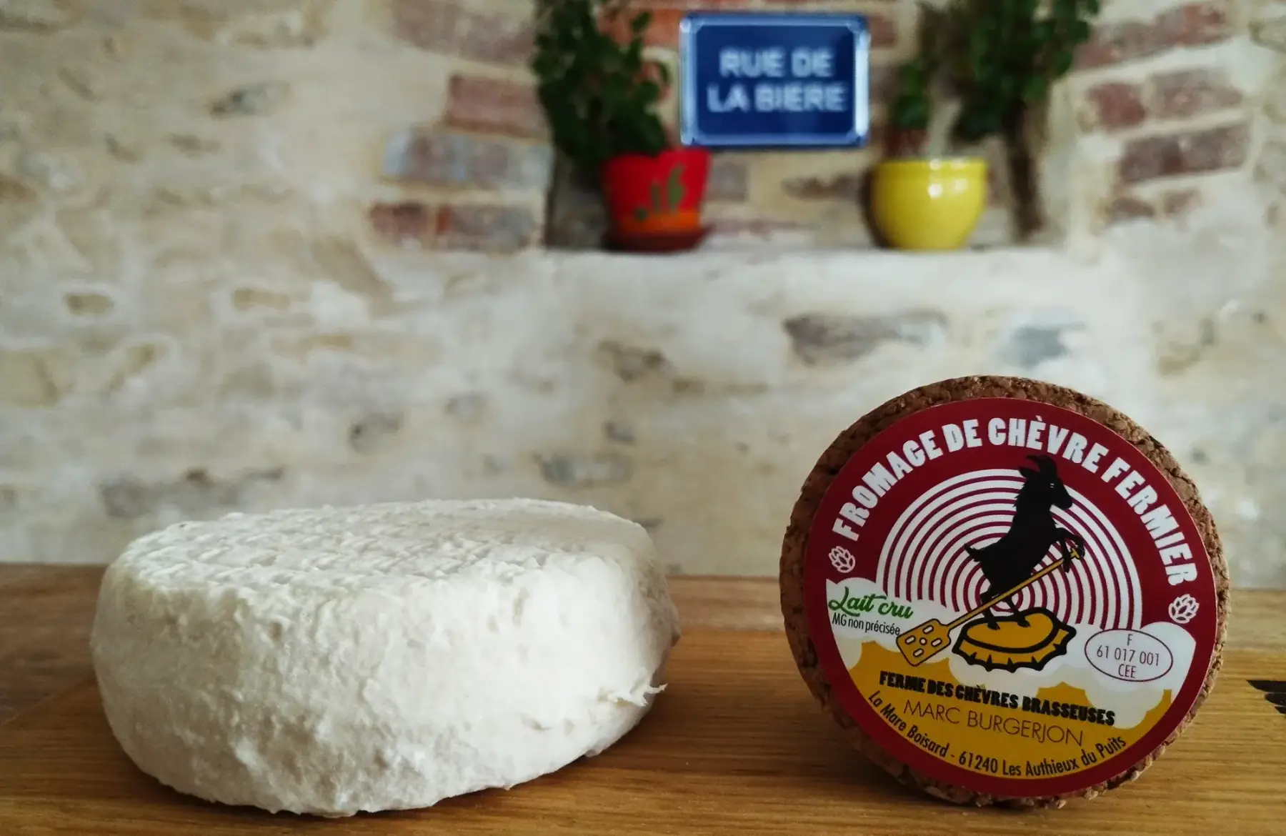 fromage de chèvre - palet blanc
