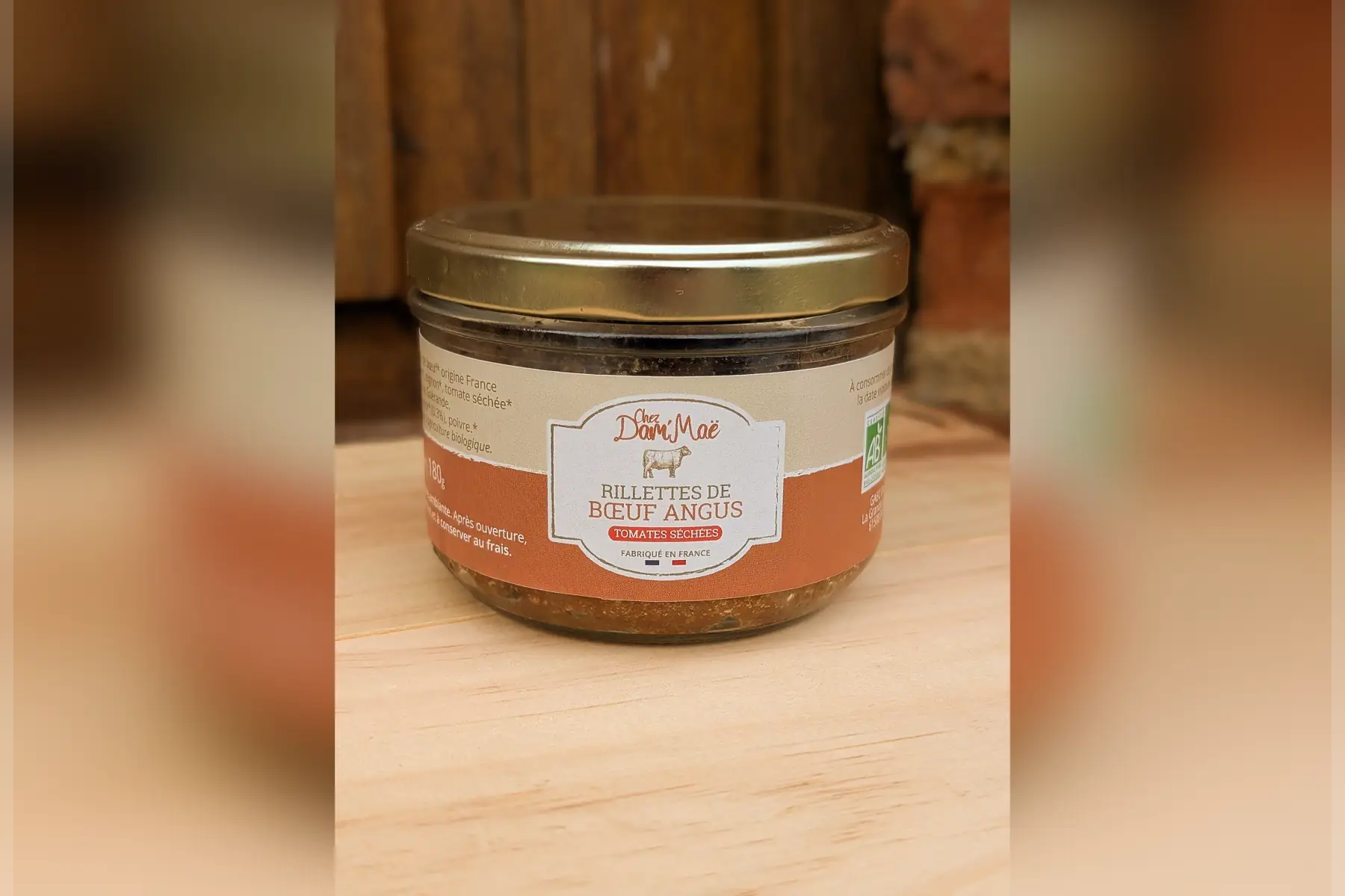 Tartinable apéro de boeuf angus tomates séchées/herbes de Provence