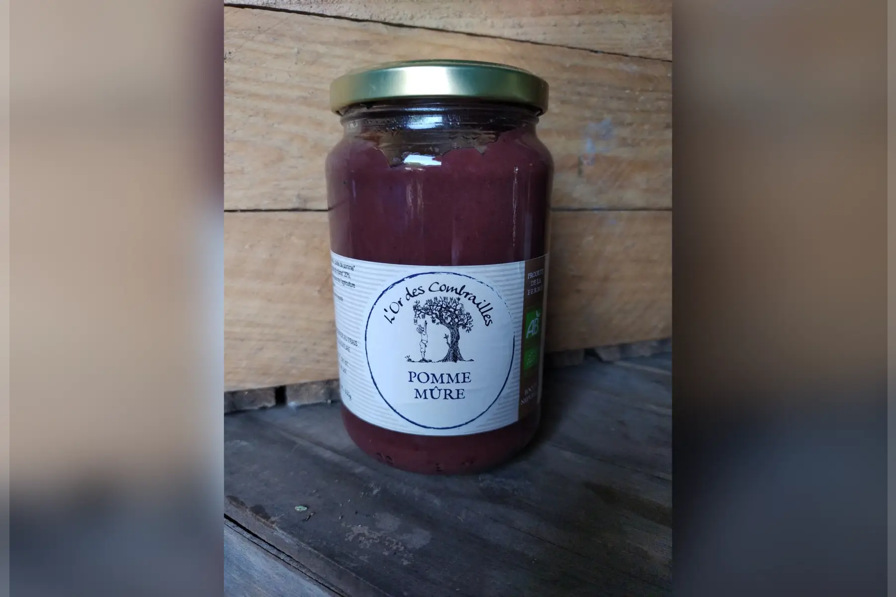 compotée pomme-mûre