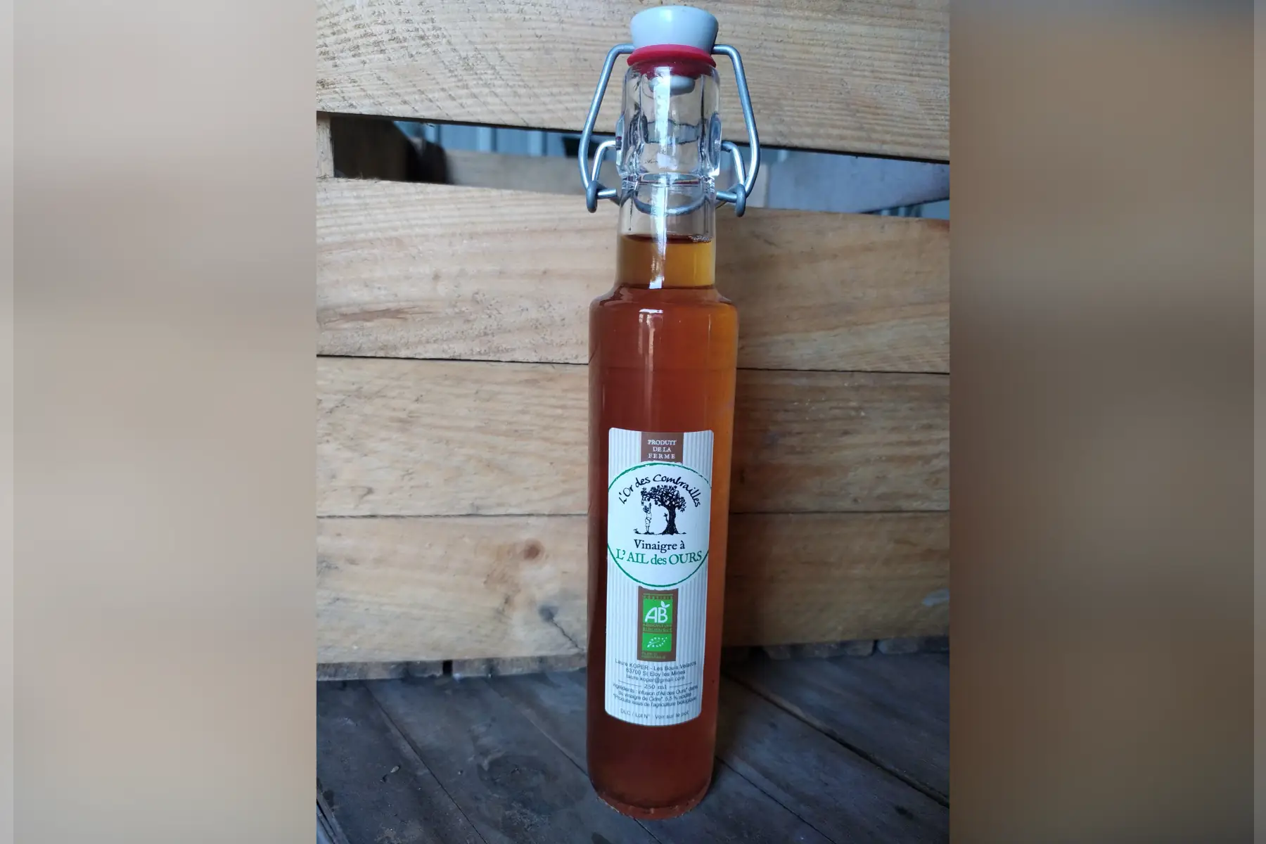 vinaigre à l'ail des ours