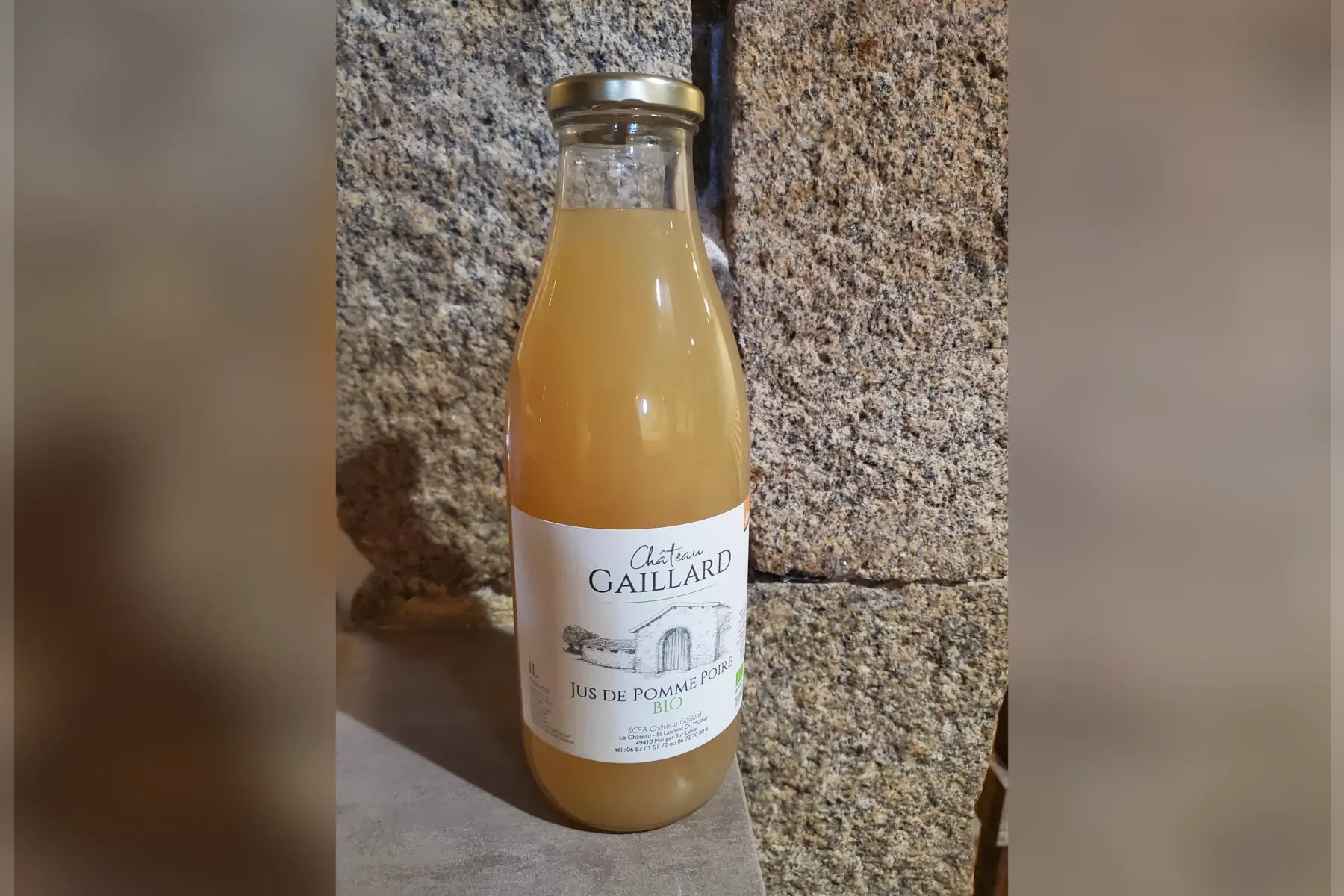 Jus de pomme poire
