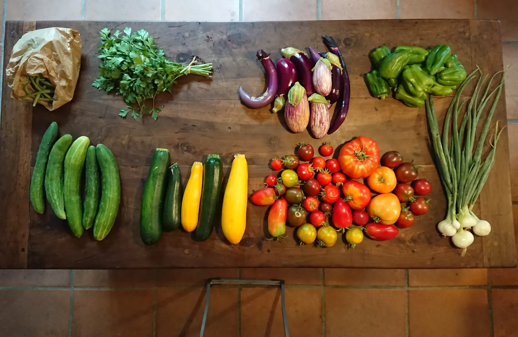 Demi-panier de légumes bio