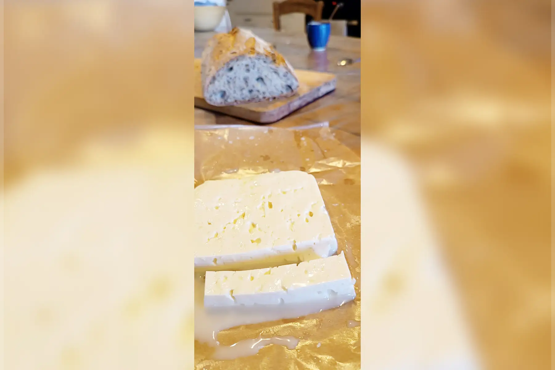 féeta salade au lait cru de brebis bio et fermier - tranche 200g (+/- 10%)