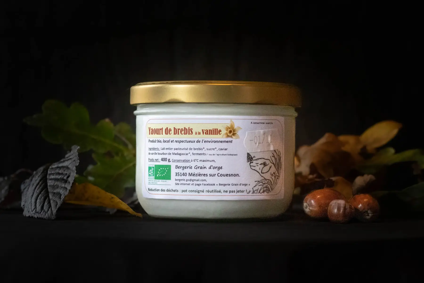 yt 2 - yaourt de brebis vanille -