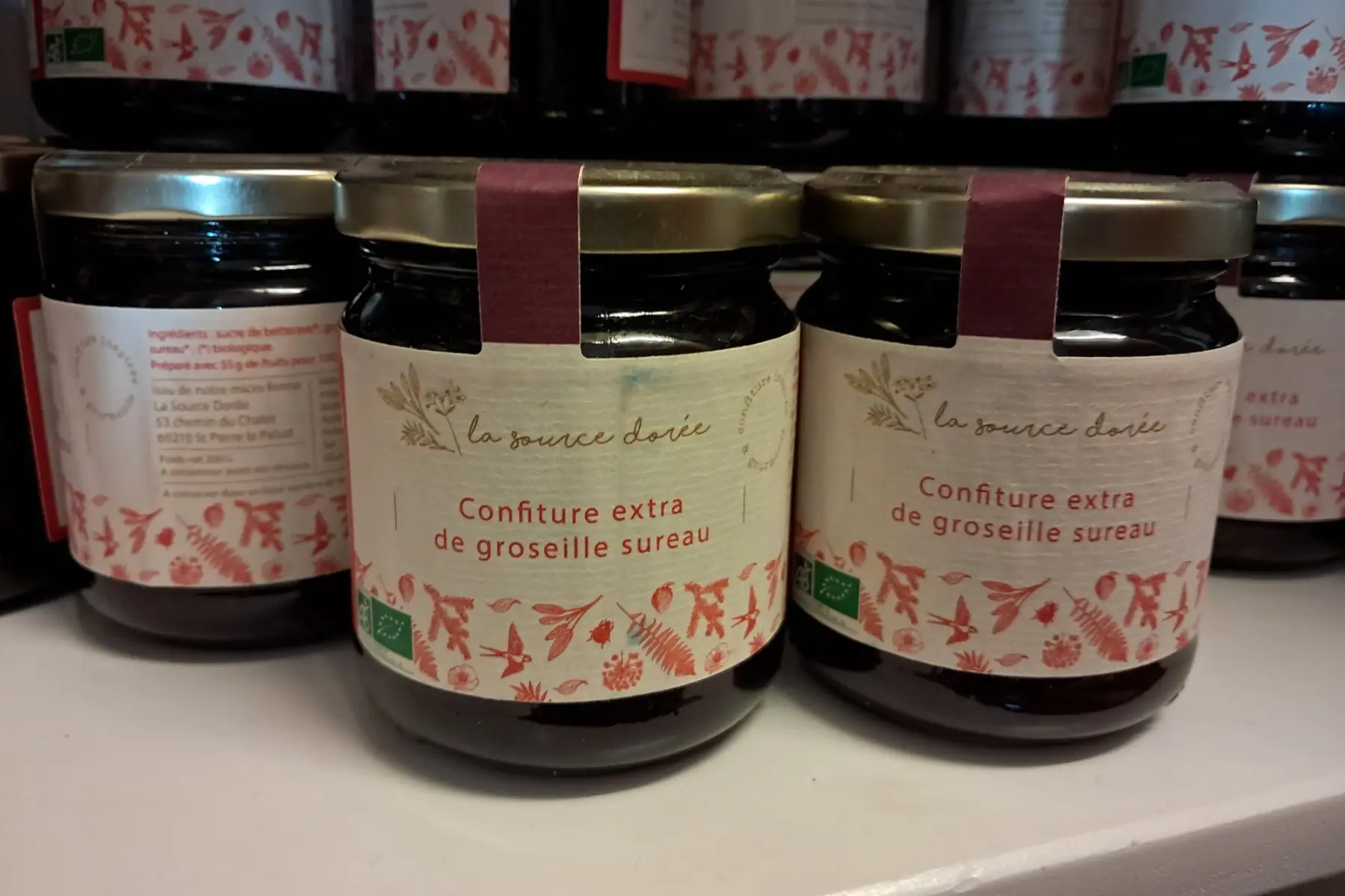 confiture groseille sureau