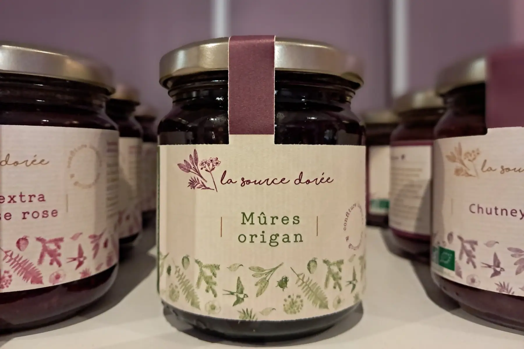 Confiture Mûre Origan