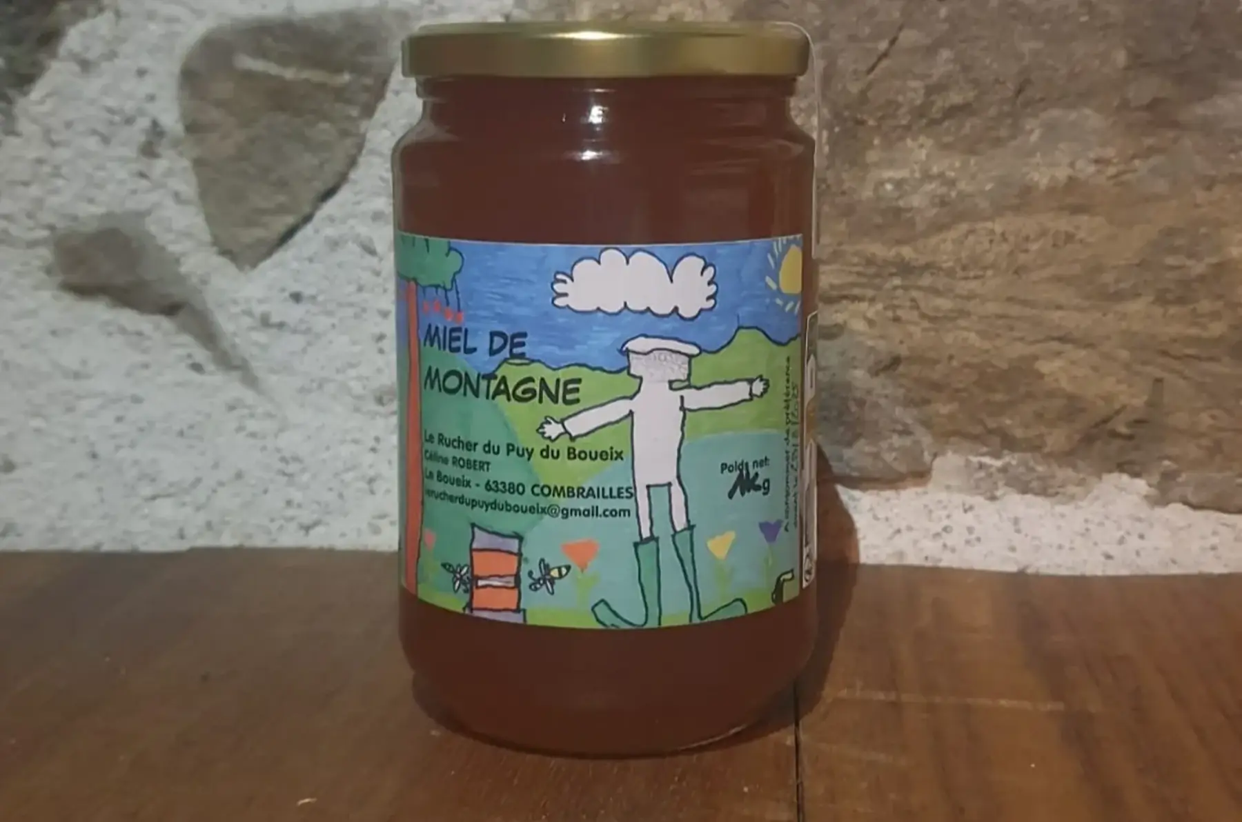miel de montagne - printemps typé pissenlit - 1kg