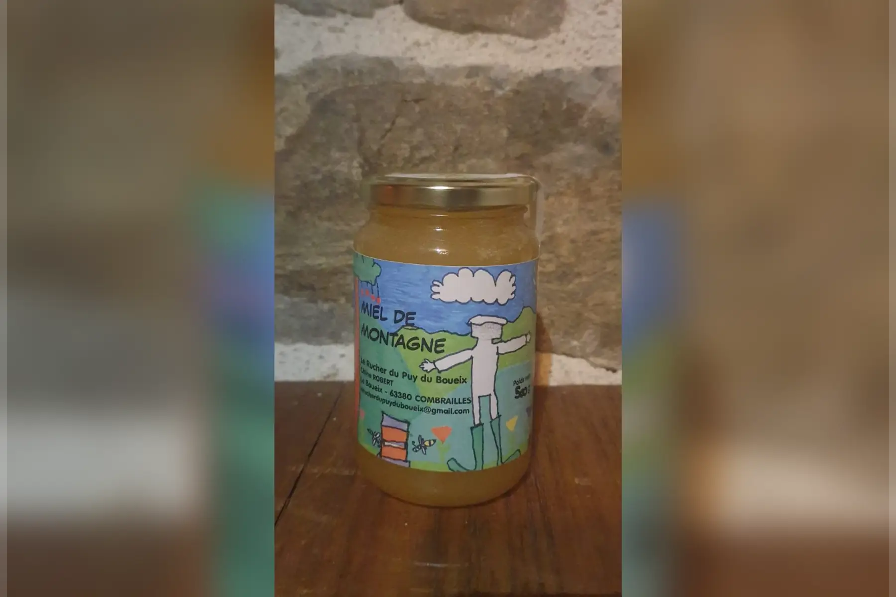miel "liquide" de montagne - miel polyfloral - 1kg