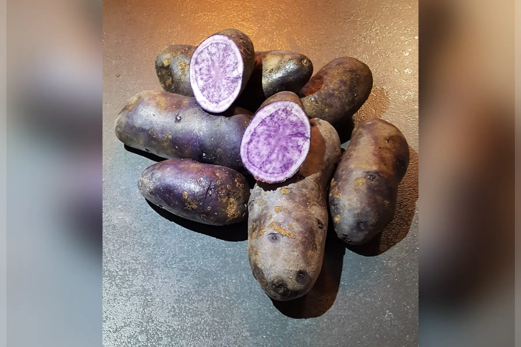 Pomme de terre bleue