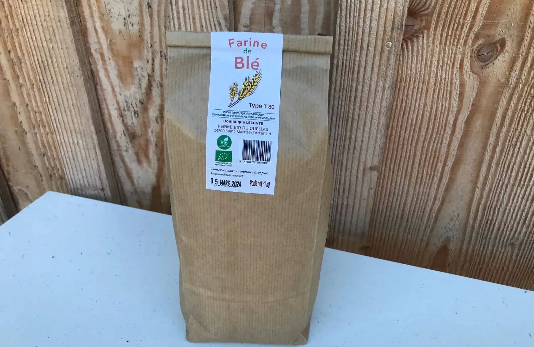 farine de blé type t80 1kg