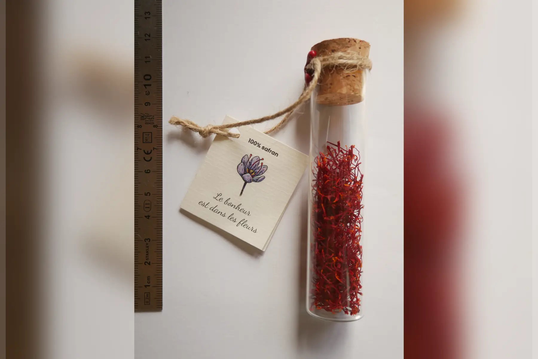 safran " le bonheur est dans les fleurs"