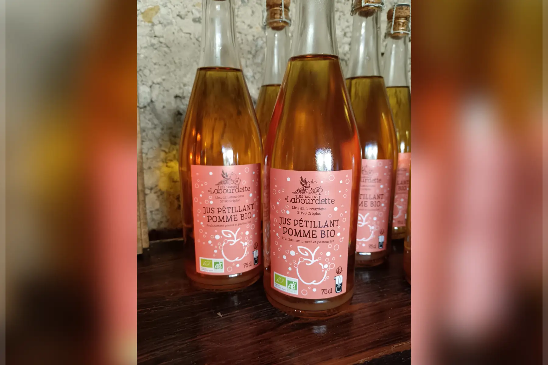 Pétillant de pomme bio 75 cl