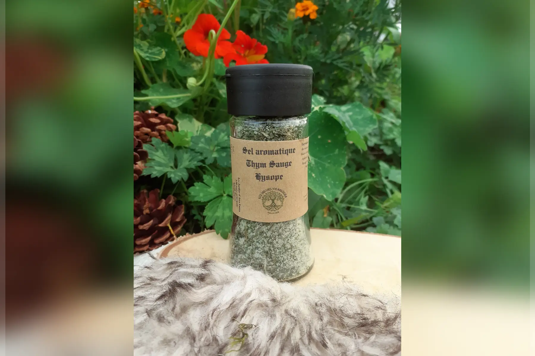 sel aromatique thym sauge hysope