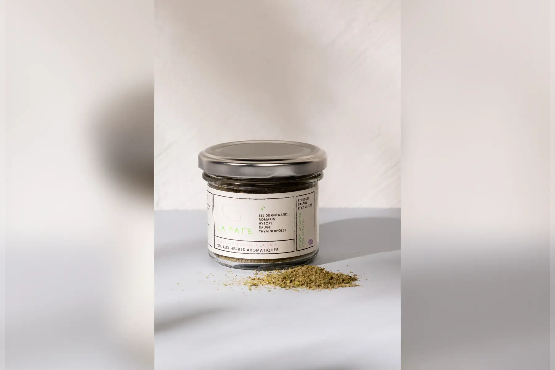 sel romarin, hysope, sauge et serpolet