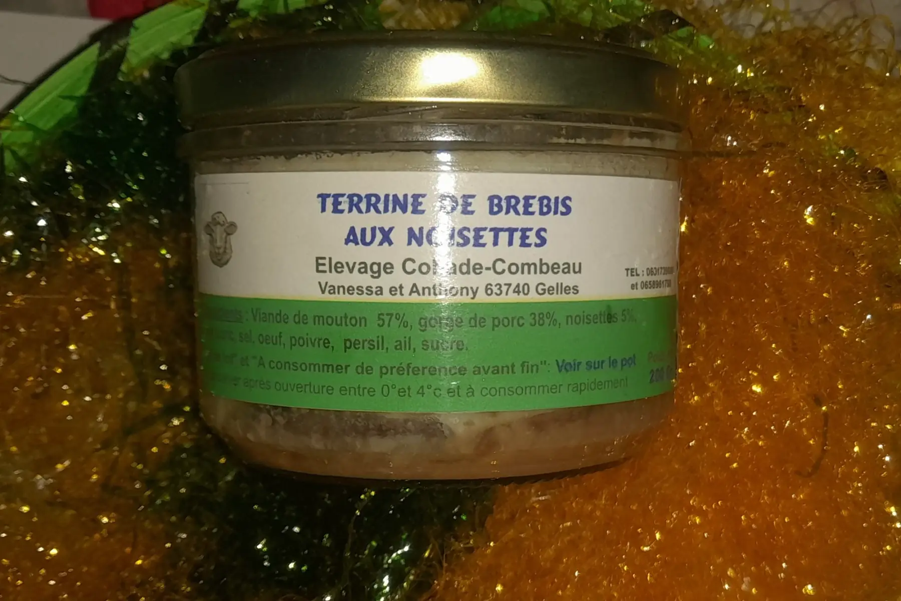 terrine de brebis aux noisettes (200g)