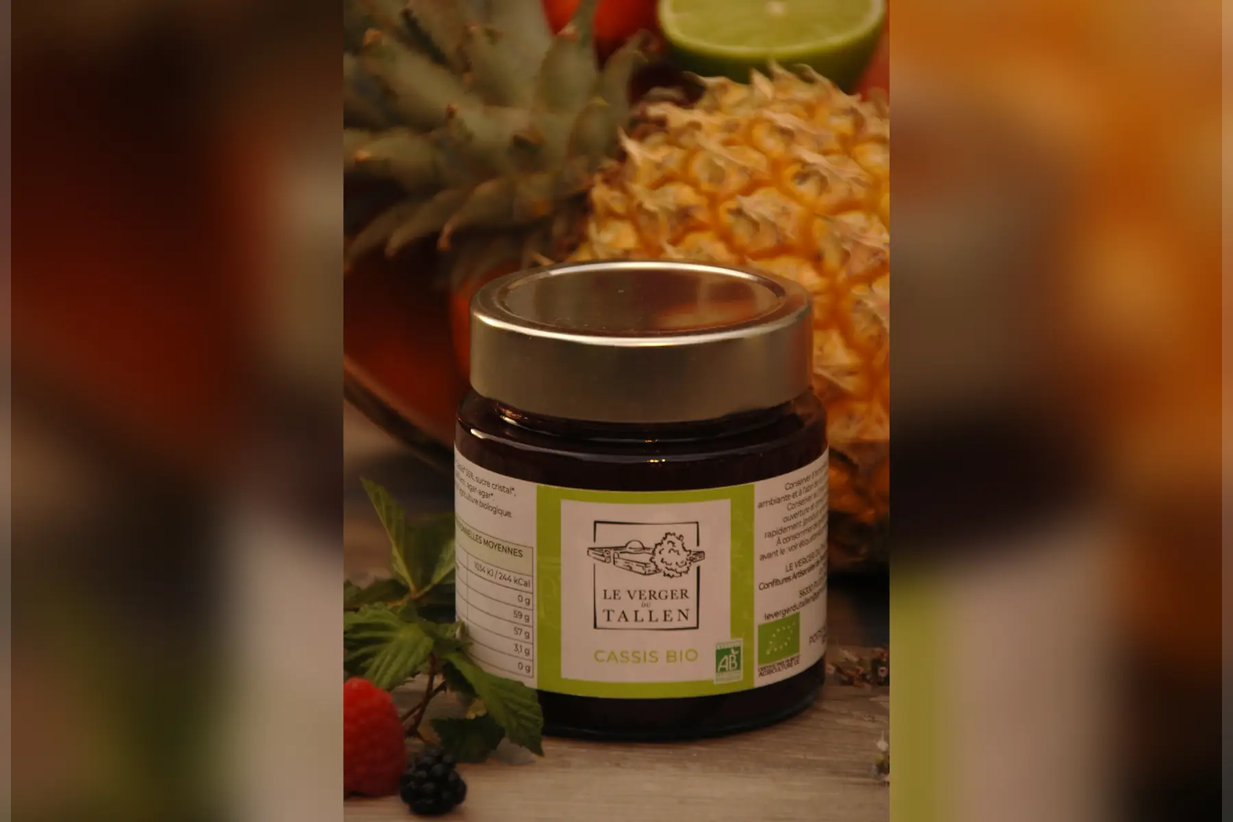 confiture de cassis bio