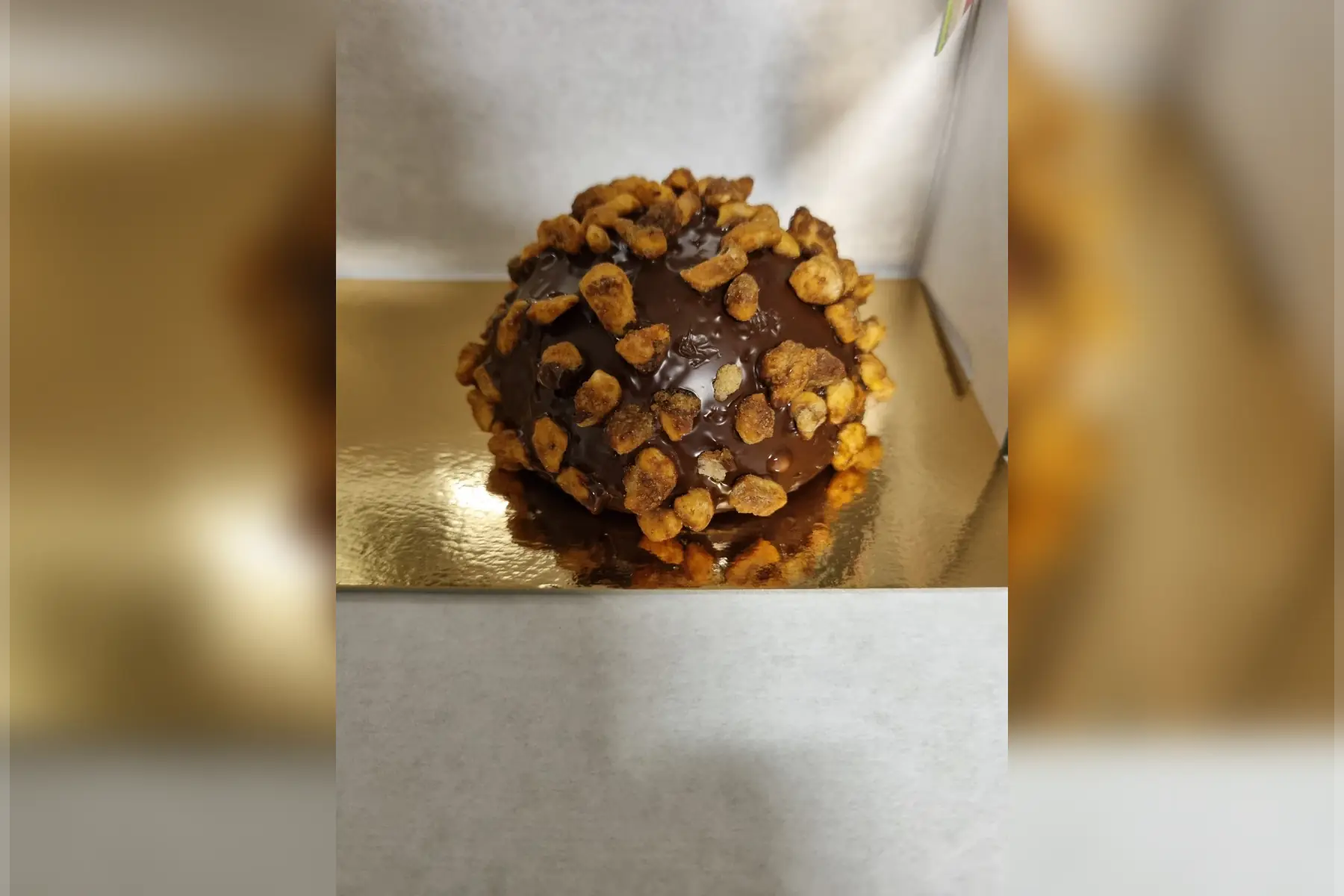 Dôme individuel chocolat et beurre de cacahuète