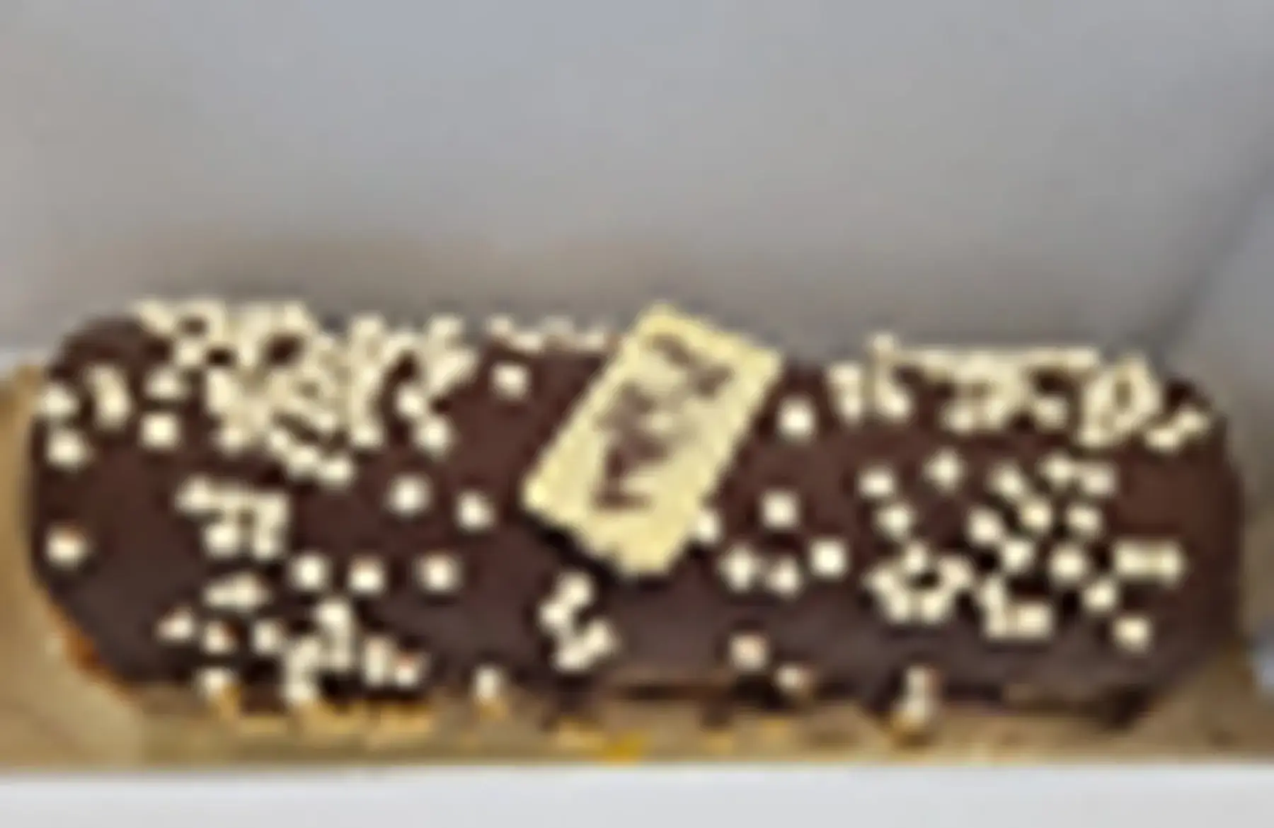 bûche glacée vanille et Cookies