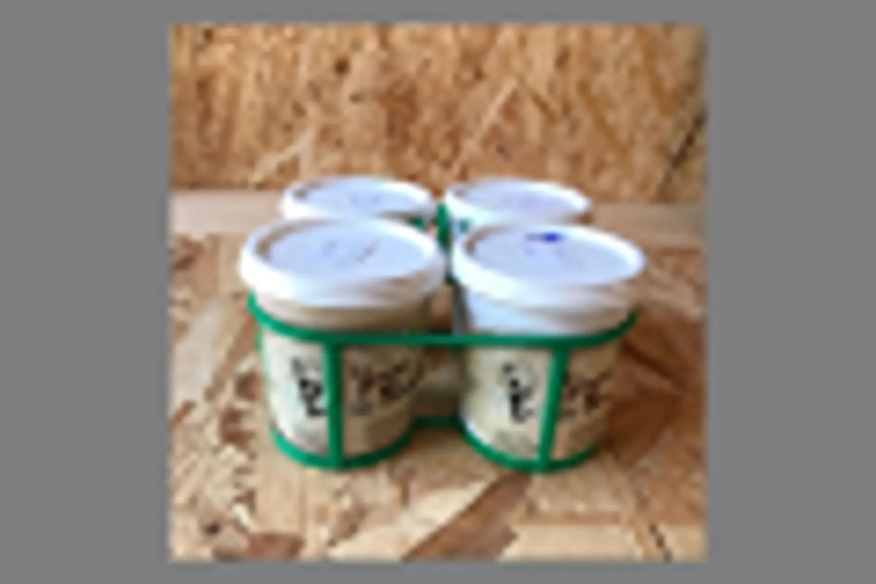 lot de 4 yaourts aromatisés au chocolat