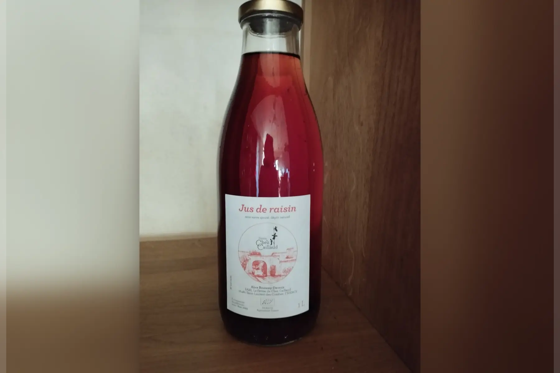 jus de raisin rouge 1l