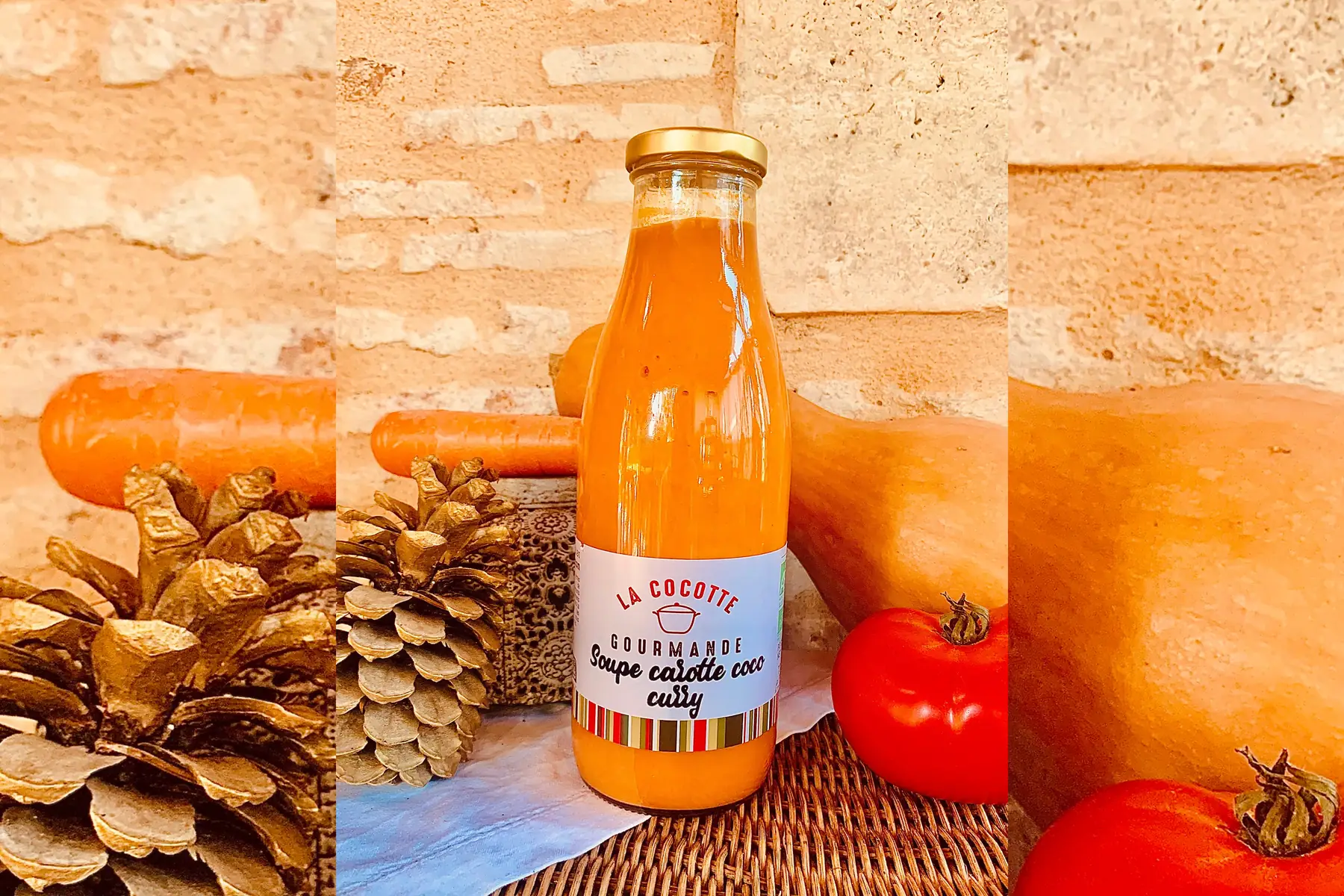 soupe de carotte coco curry 73cl