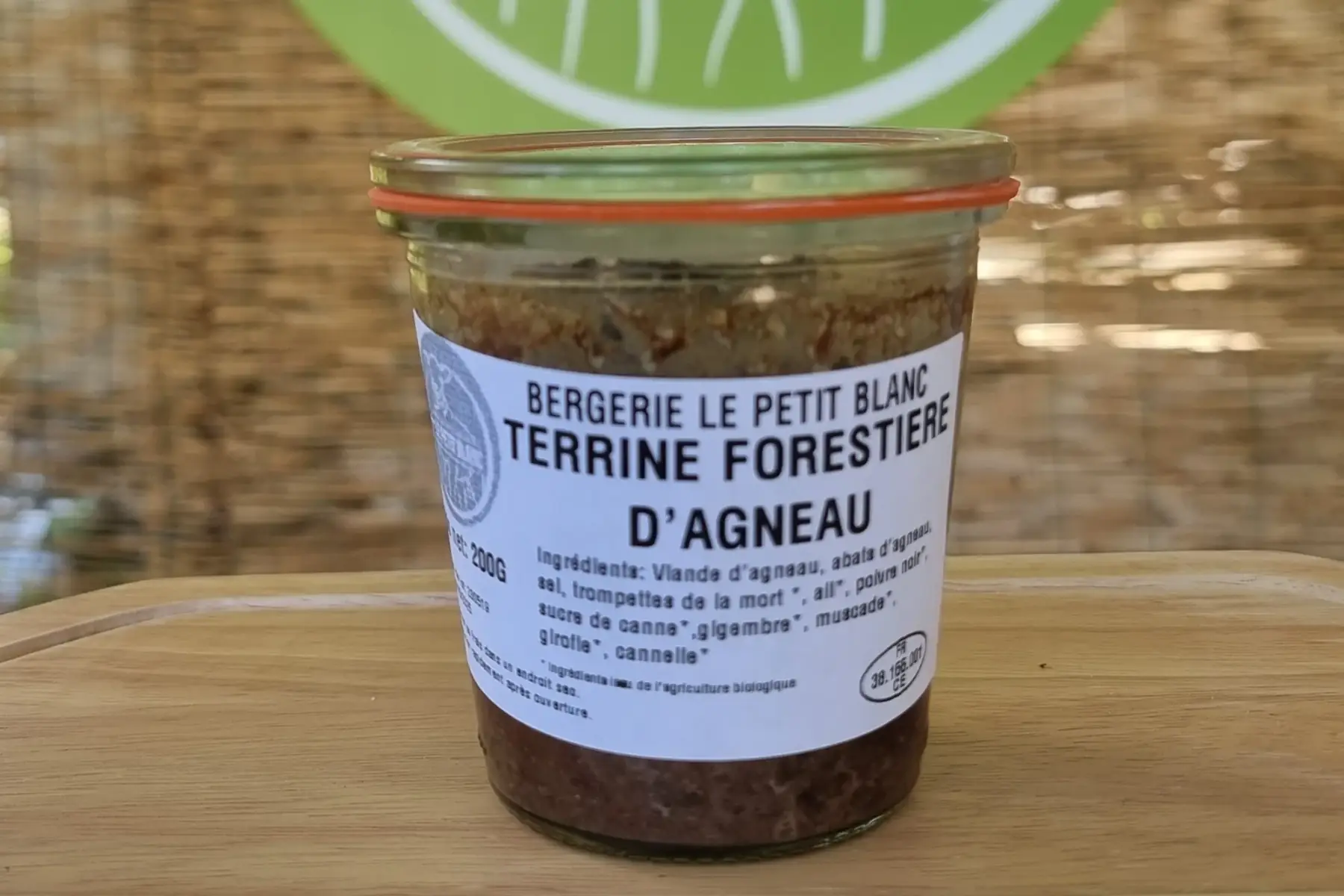 terrine forestière d'agneau