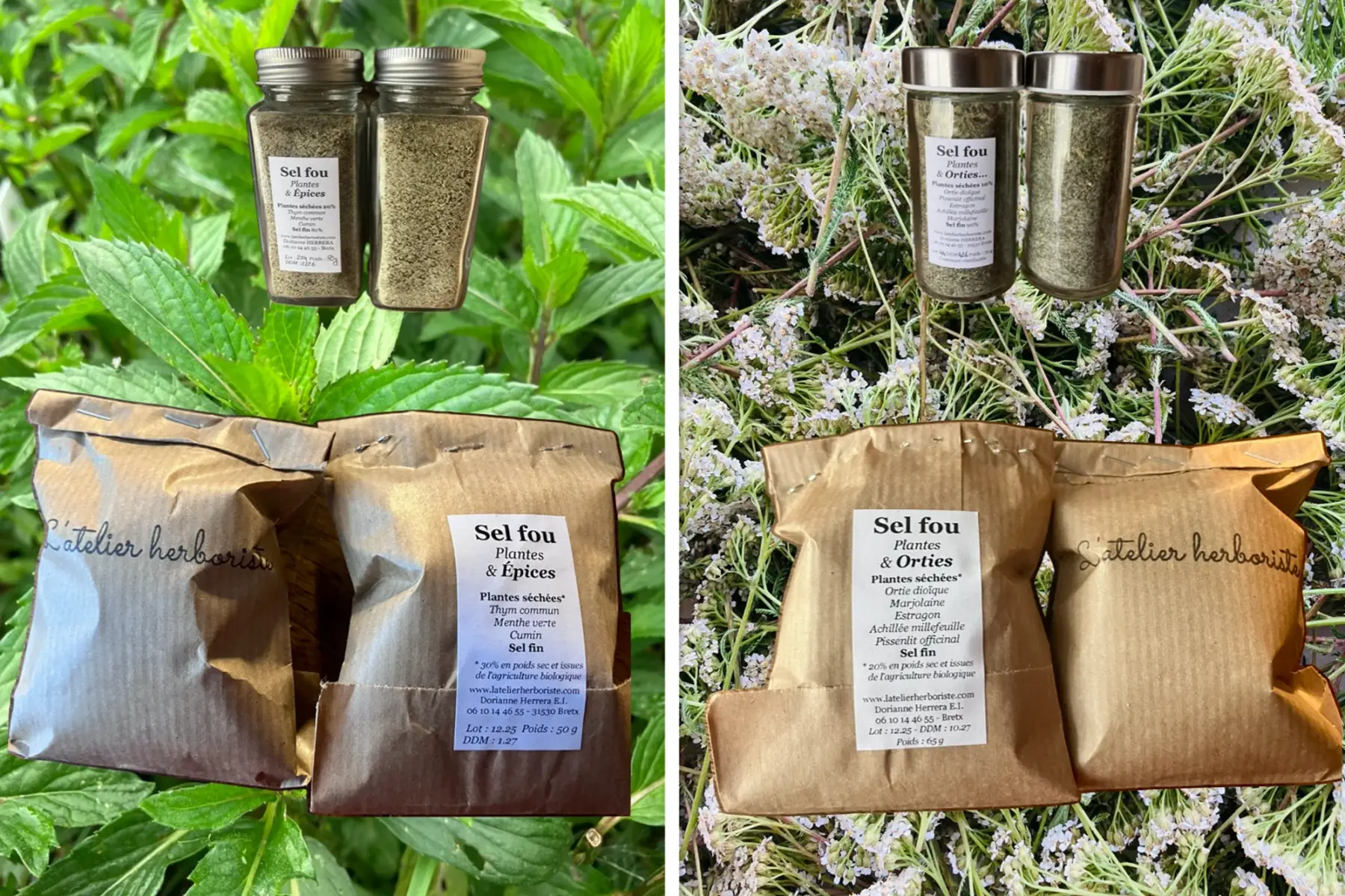 RECHARGE SELS FOUS : épices ou orties