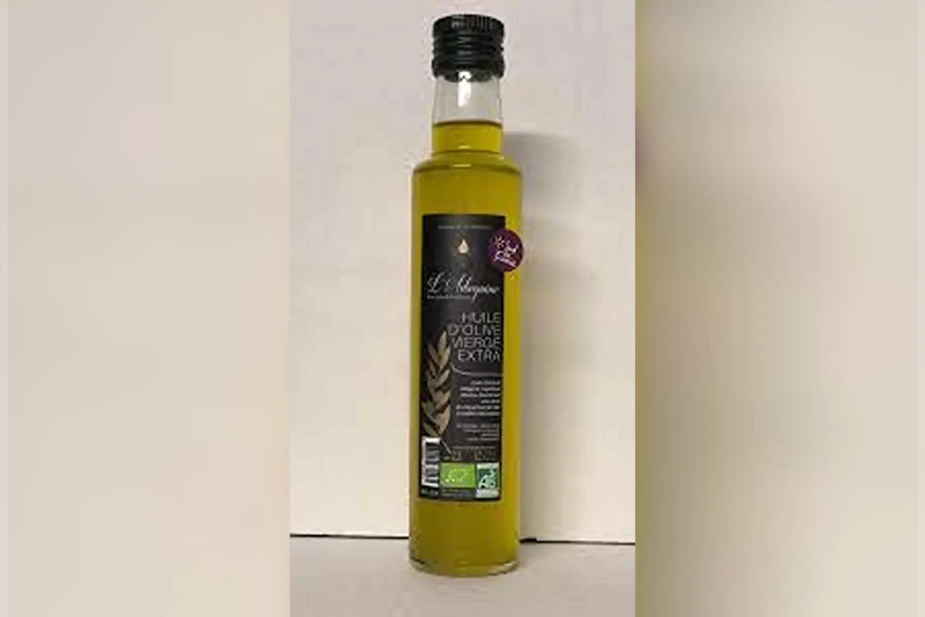 huile d'olive bio 0.5l du domaine las farreres (pyrénées-orientales¨)