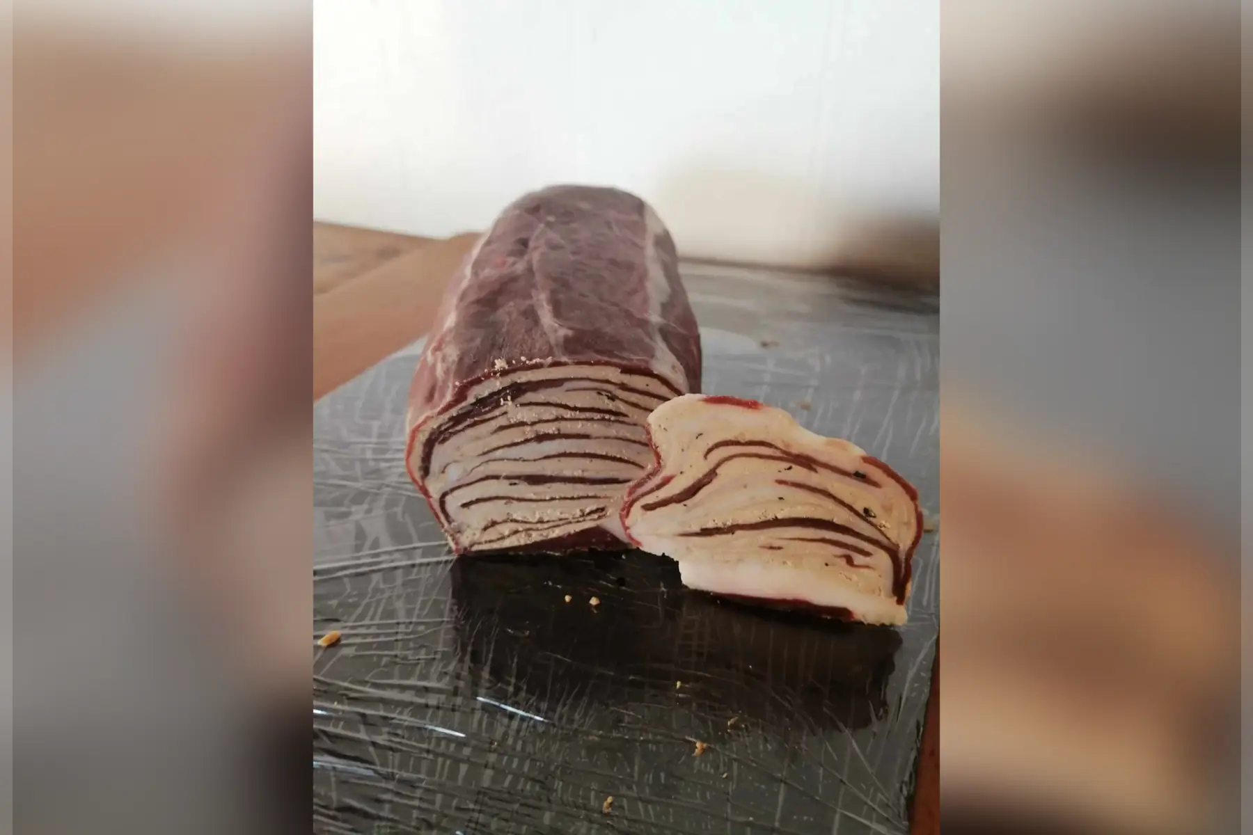 mille feuille magret séché foie gras