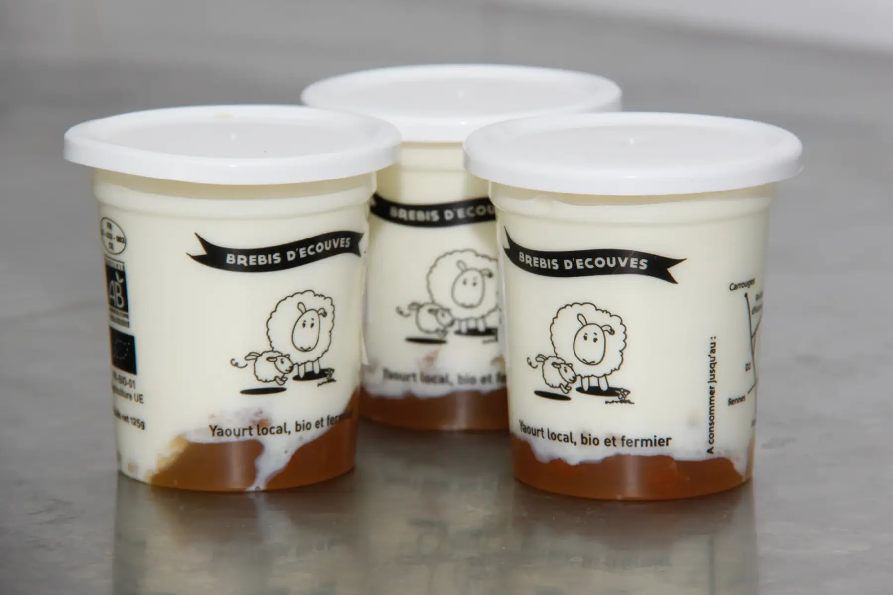 yaourt de brebis à la fraise 125ml