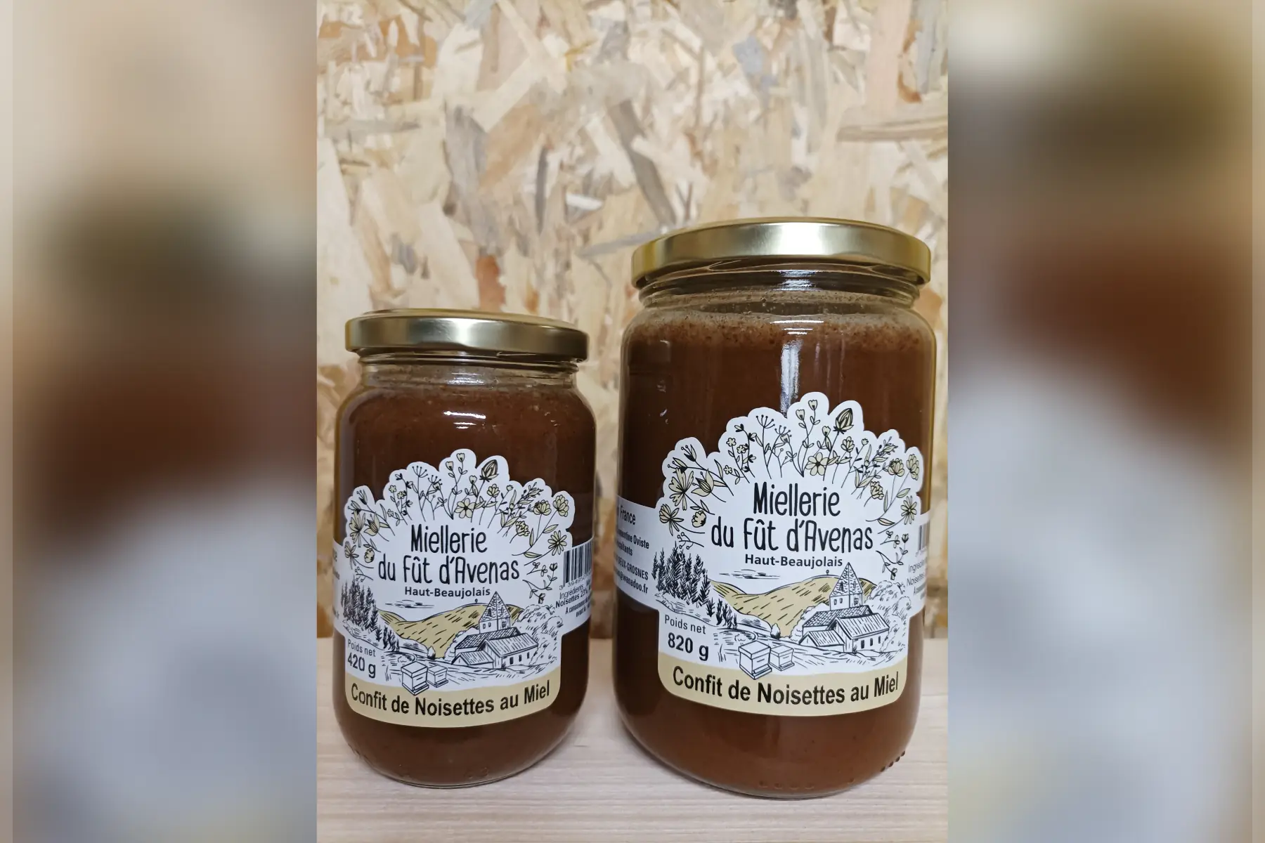 confit miel noisettes bio