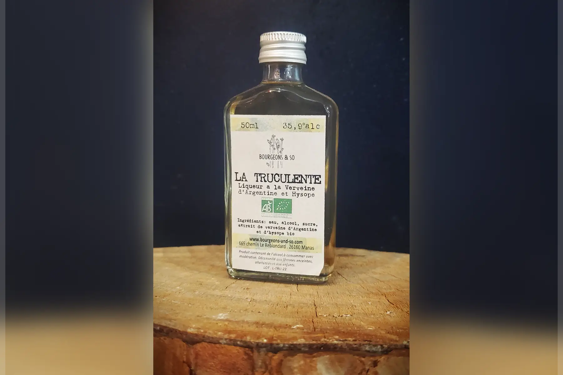 la truculente, liqueur digestive mentholée