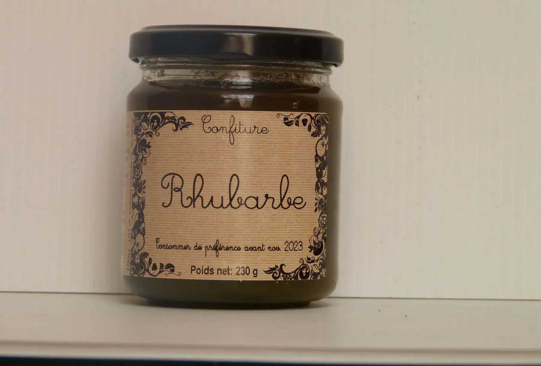 confiture de rhubarbe