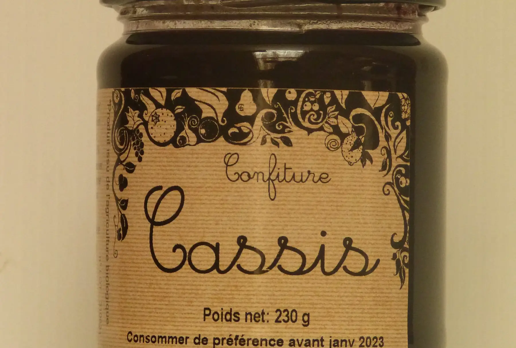 confiture de cassis