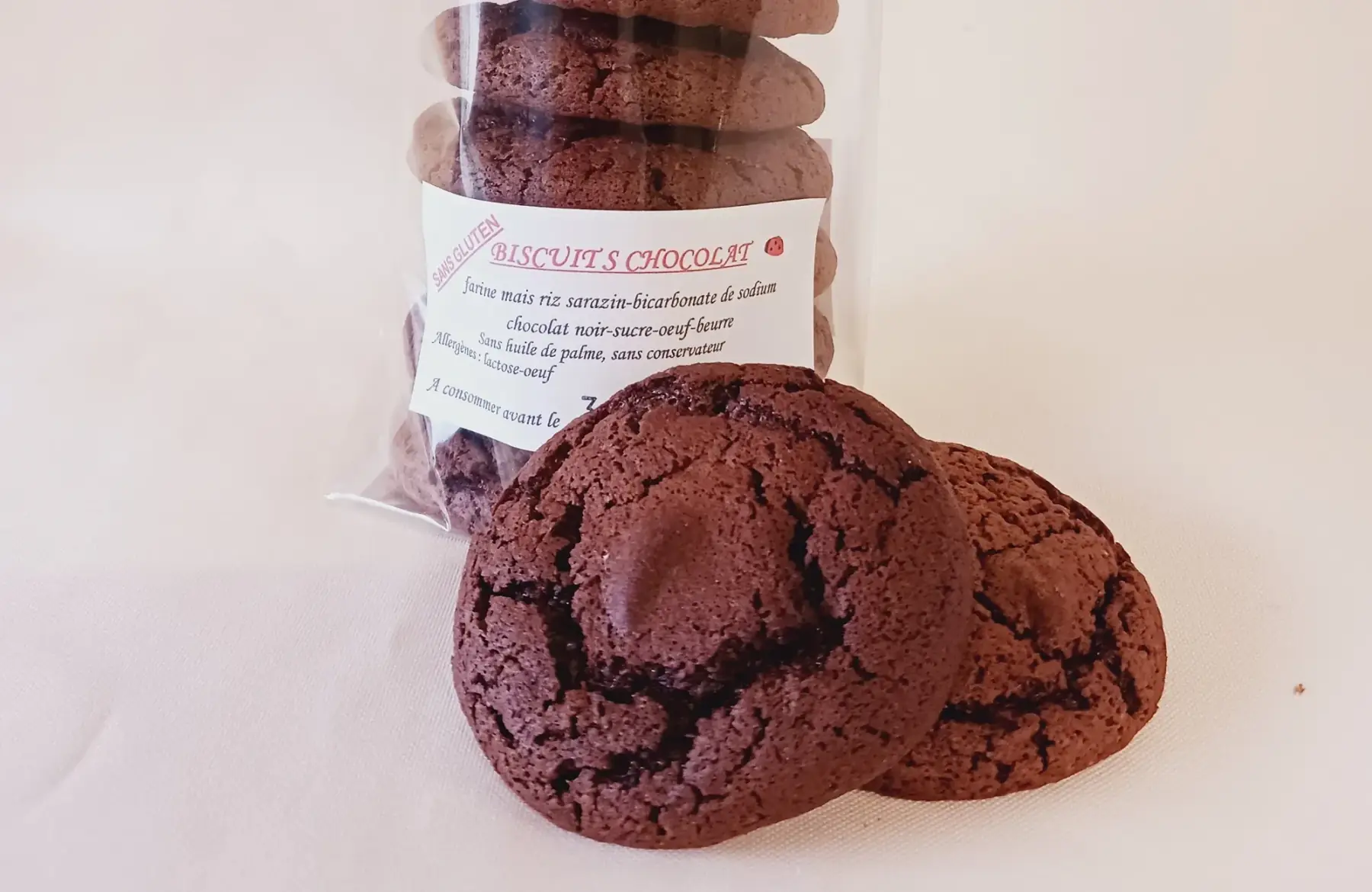 biscuit au chocolat sans gluten