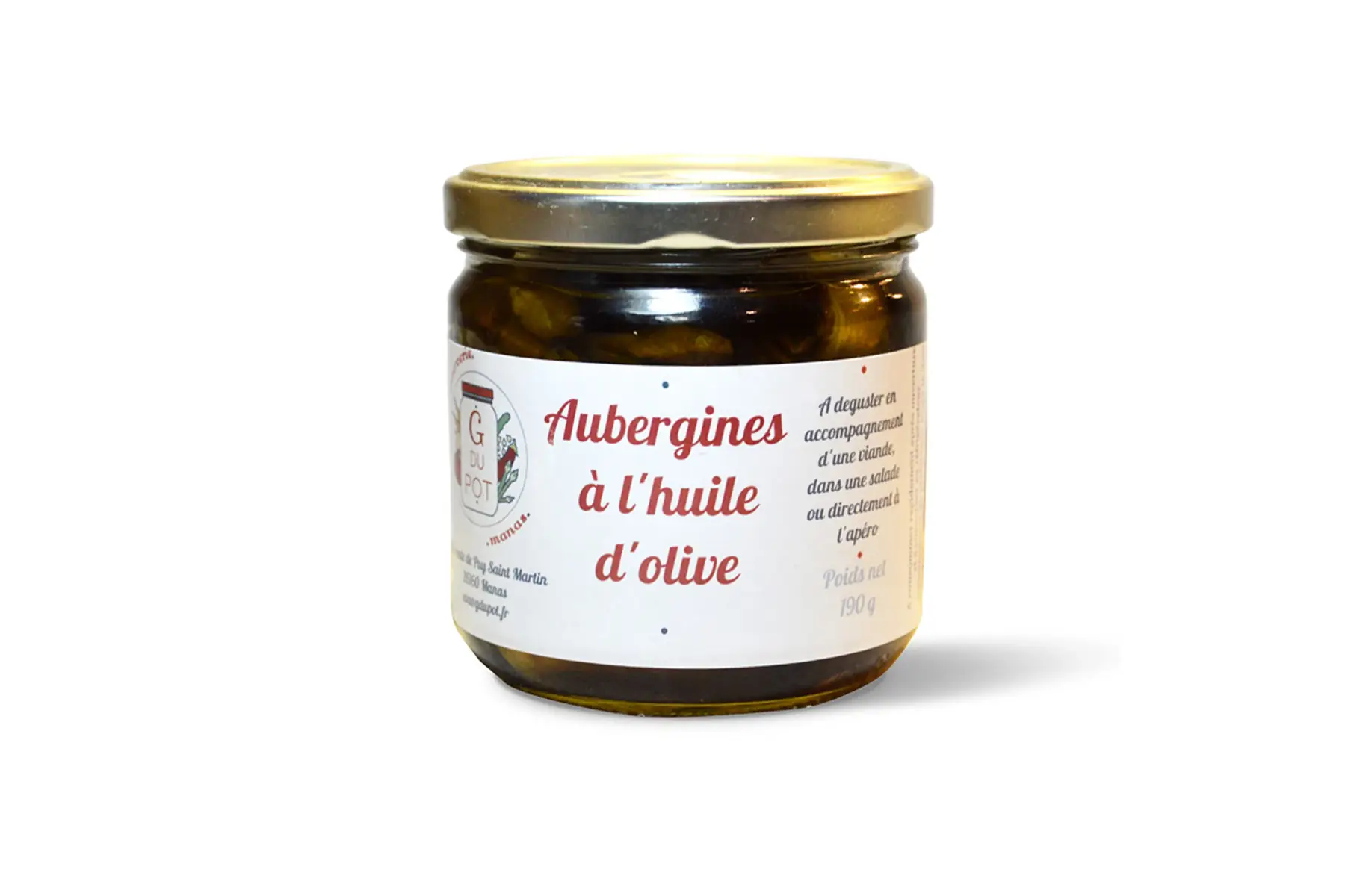 aubergines à l'huile d'olive