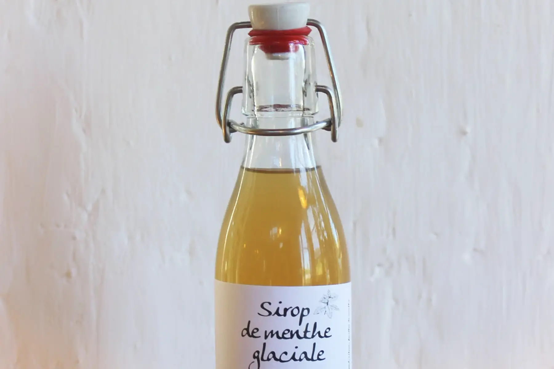 sirop de menthe glaciale