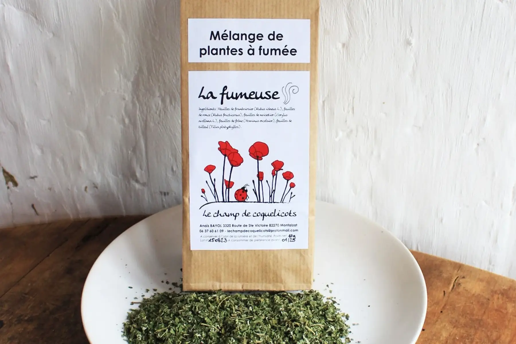 mélange d’herbes à fumée
