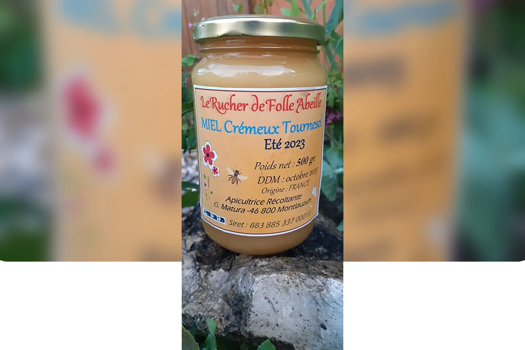 miel crémeux de tournesol