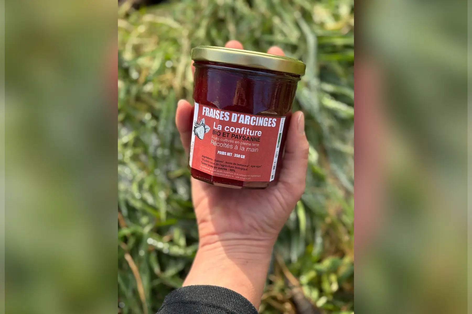 Confiture de fraises 350g